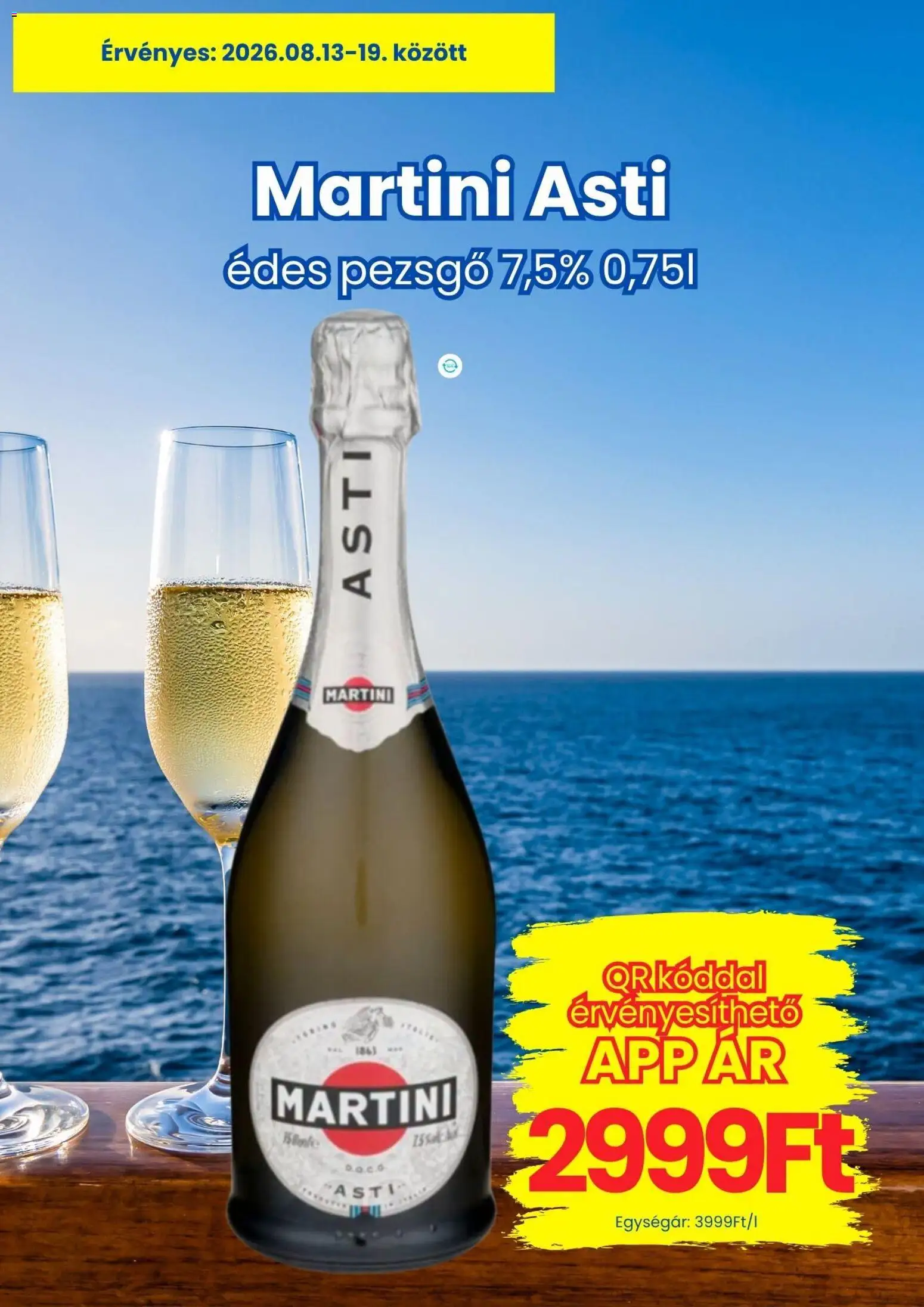 Magnetic akciós ujság - amely érvényes a következő dátumtól: 2026.08.13. | Oldal: 7 | Termékek: Martini, Pezsgő