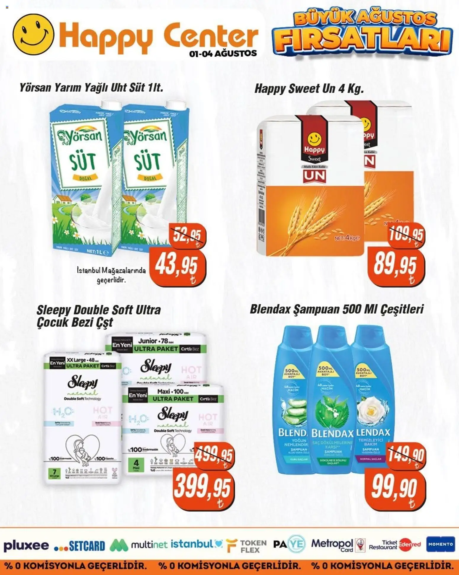 Happy Center Katalog - 01 Ağustos 2026 tarihinden itibaren geçerlidir | Sayfa: 9 | Ürünler: Şampuan, Süt