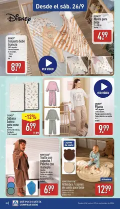 Vista previa DISNEY® Pijama, 100% algodón. Cuello redondo. Mangas y pernera abiertas. Cintura elástica con cordón. XS-L. Unidad válido desde el 21/09/2026 | Página: 20