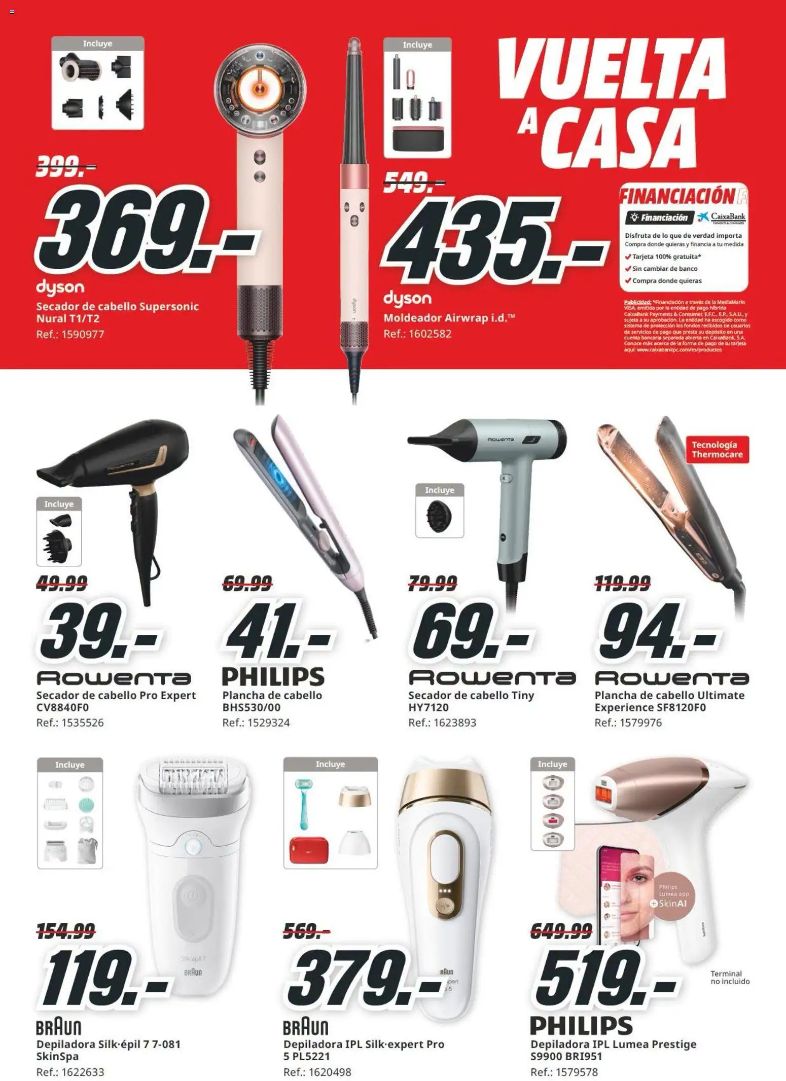 Media Markt folleto │ válido desde el 17/09/2026 | Página: 23 | Productos: Plancha, Depiladora