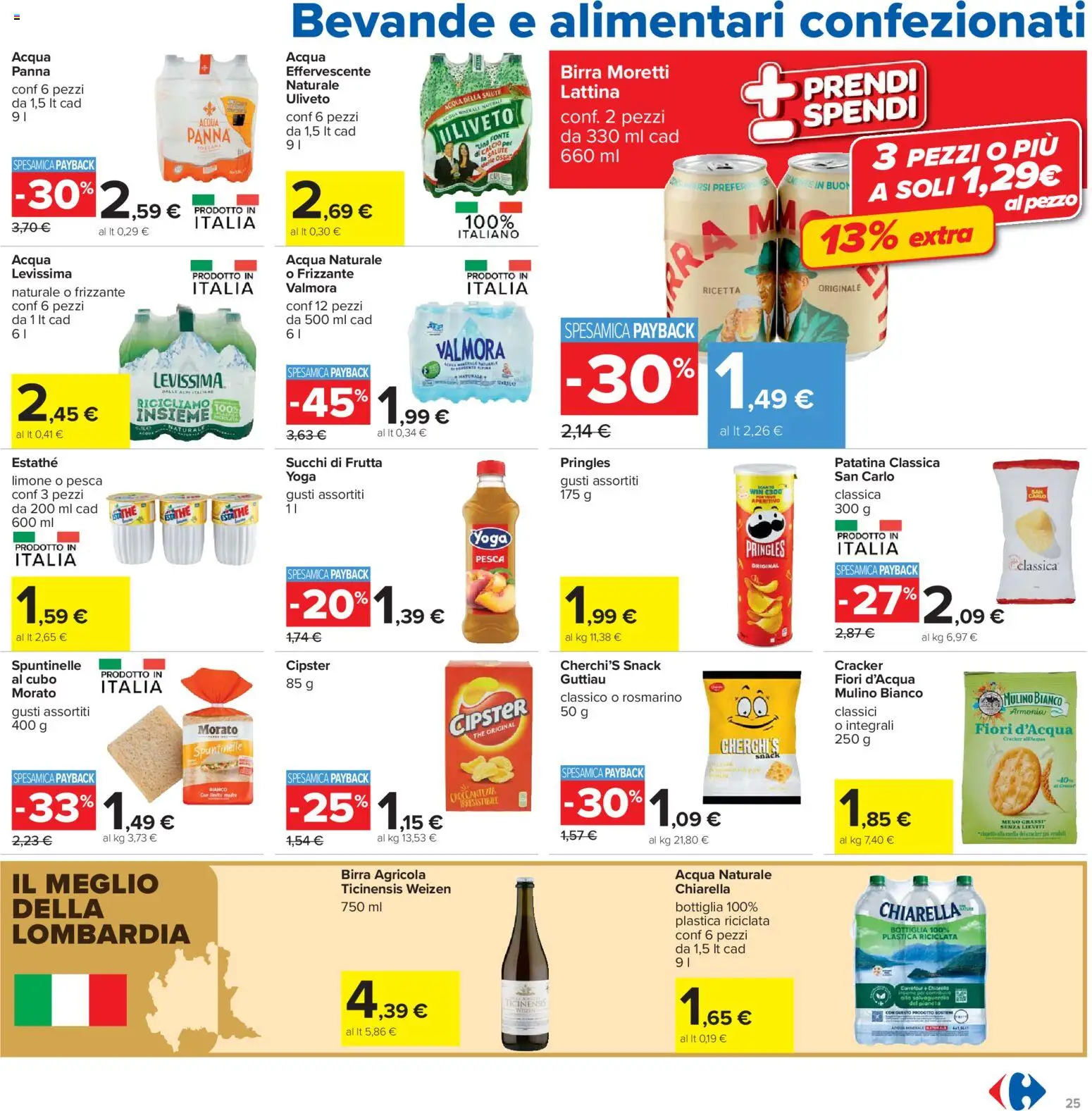 Volantino Carrefour del 19.05.2026 | Pagina: 25 | Prodotti: Acqua Panna, Pesca, Acqua naturale, Aperitivo