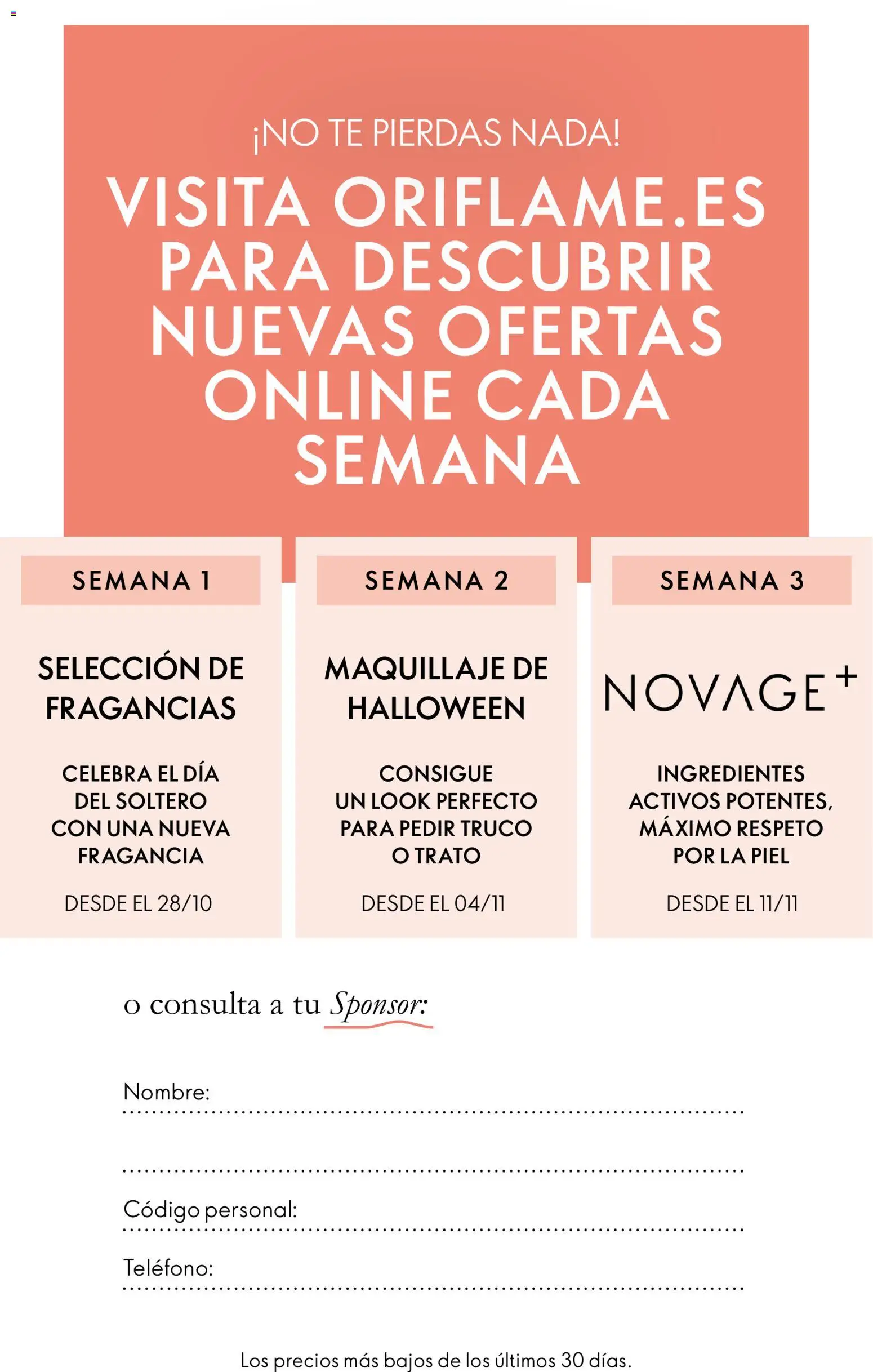 Oriflame - Folleto Campaña 15 │ válido desde el 28/10/2026 | Página: 5 | Productos: Maquillaje, Ingredientes, Té, Teléfono