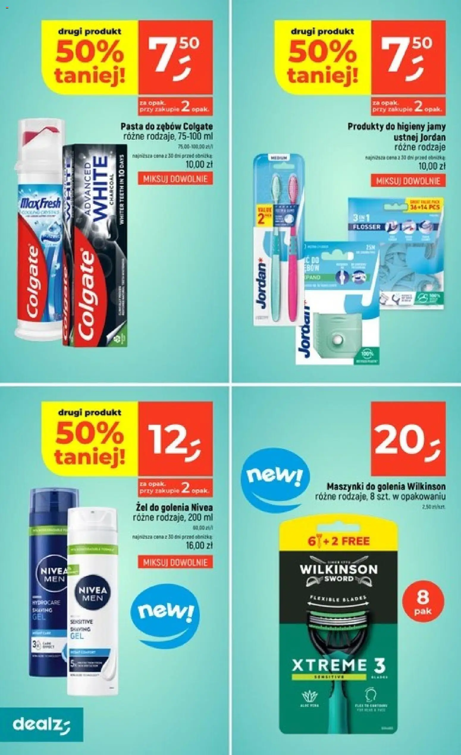 Dealz gazetka od 20.08.2026 | Strona: 28 | Produkty: Maszynki do golenia, Pasta, Pasta do zębów