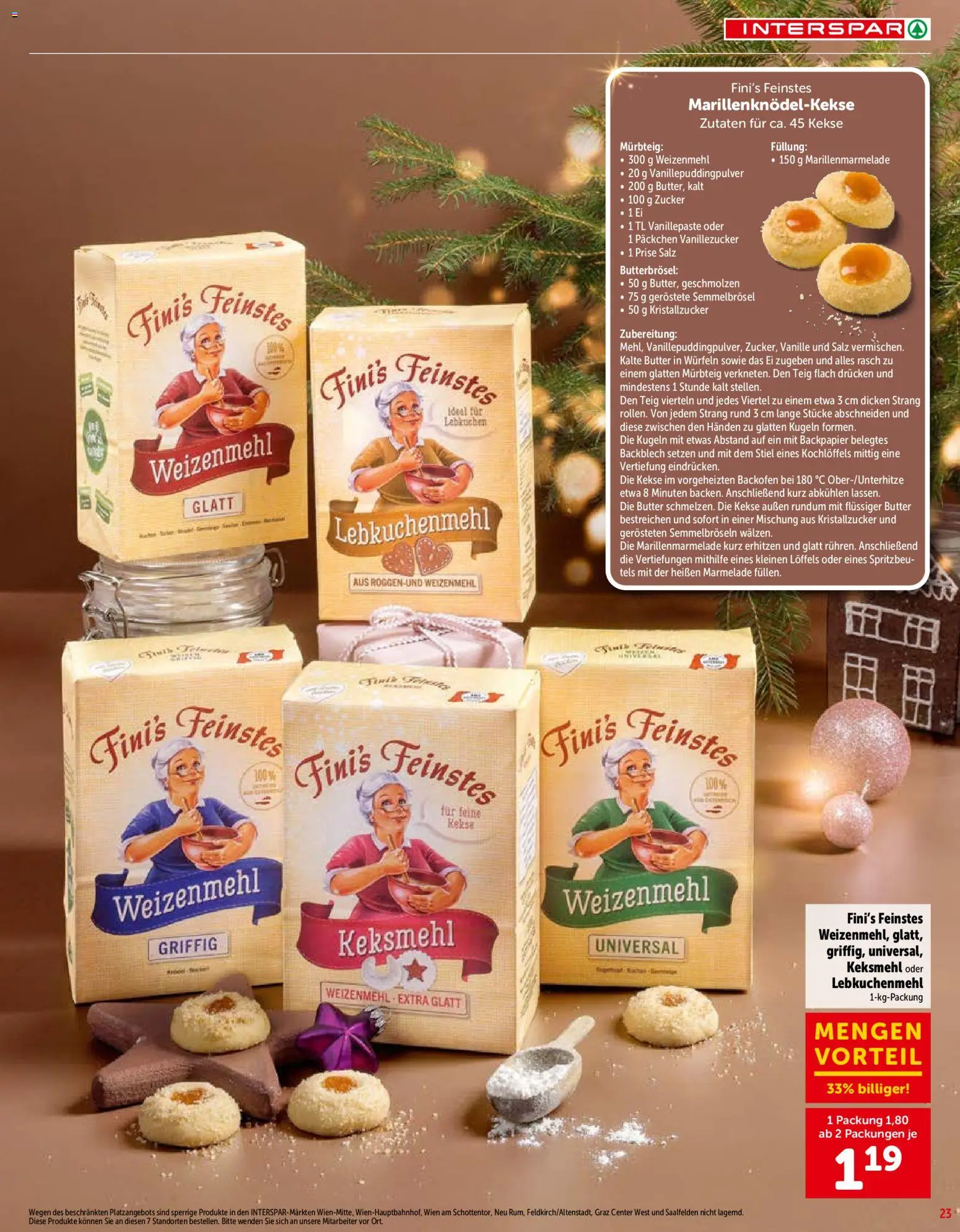 Interspar Sonderfolder Backen gültig ab 01.10.2026 | Seite: 23 | Produkte: Kekse, Salz, Vanille, Kristallzucker