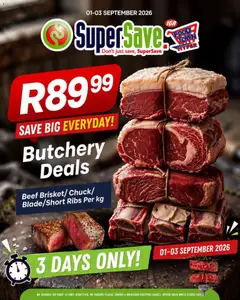 Super Save specials catalogue – valid from 01/09/2026