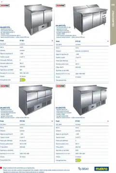 Náhled letáku Makro leták - Gastro vybavení a zařízení od 01.02.2026 | Strana: 209 | Produkty: Vitrína, Stůl, Police, Zásuvka