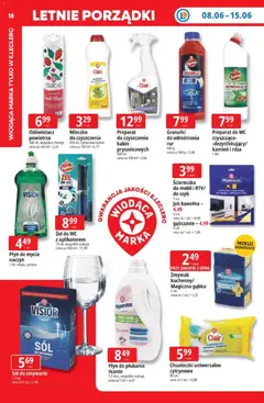 Pogląd oferty "E.Leclerc gazetka" - ważna od 08.06.2026 | Strona: 18 | Produkty: Cytryna, Magiczna gąbka, Sól do zmywarki, Sól