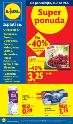 Lidl - Super Ponuda - Pregled kataloga iz trgovine Lidl, vrijedi od 13.07.2026