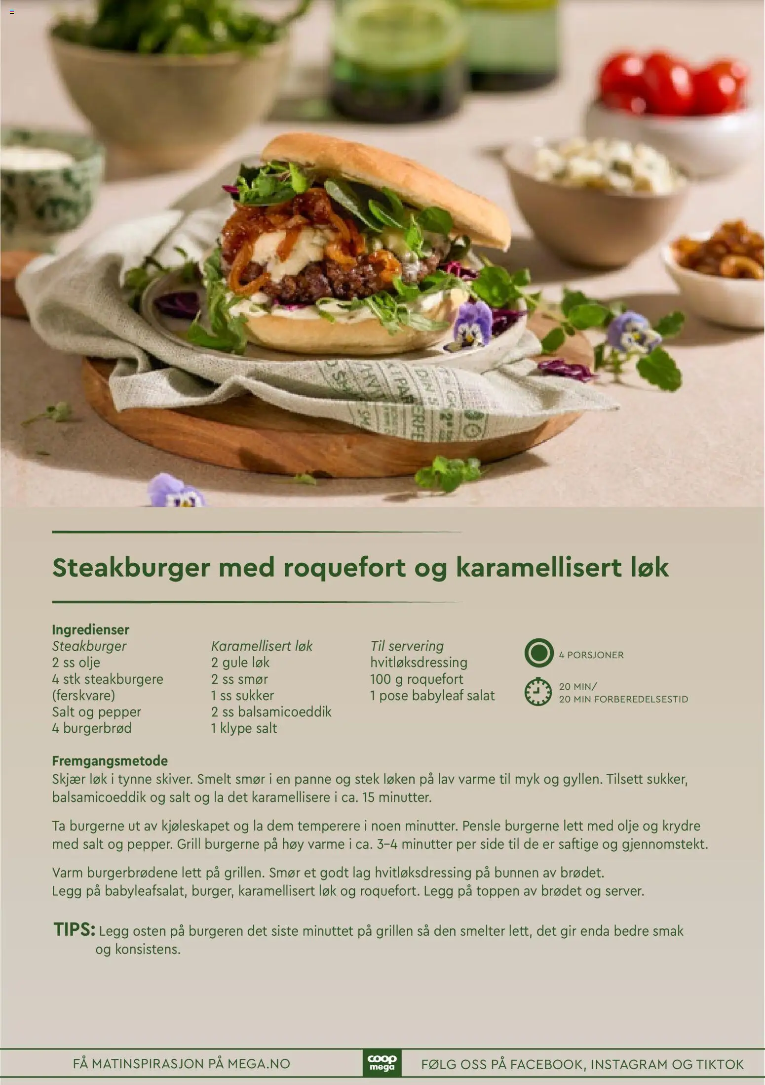 {H1} | Side: 3 | Produkter: Smør, Løk, Grill, Strandväska