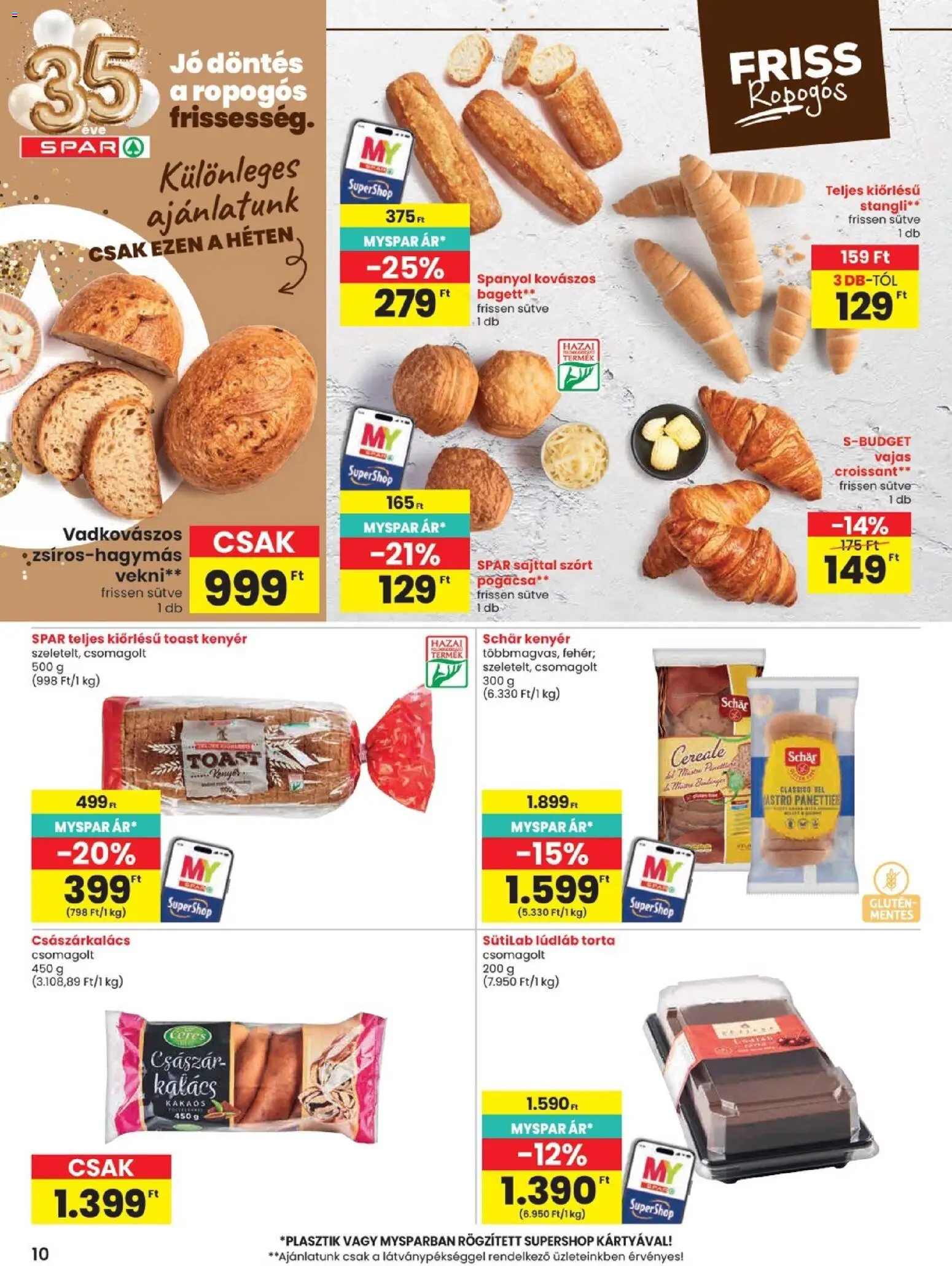 Spar akciós ujság - amely érvényes a következő dátumtól: 2026.11.05. | Oldal: 10