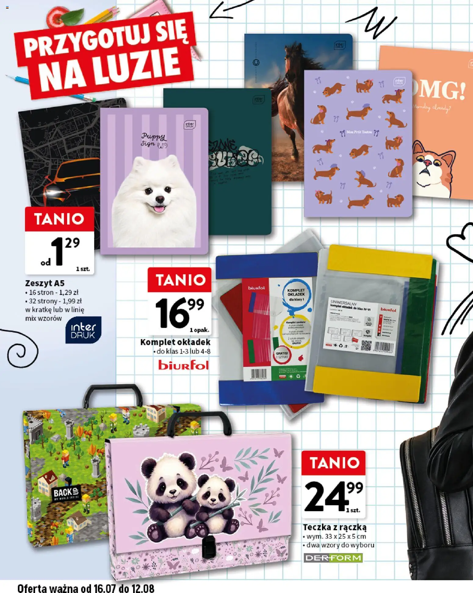 Intermarche gazetka - Szkolna wyprawka w super cenach od 16.07.2026 | Strona: 2 | Produkty: Zeszyt