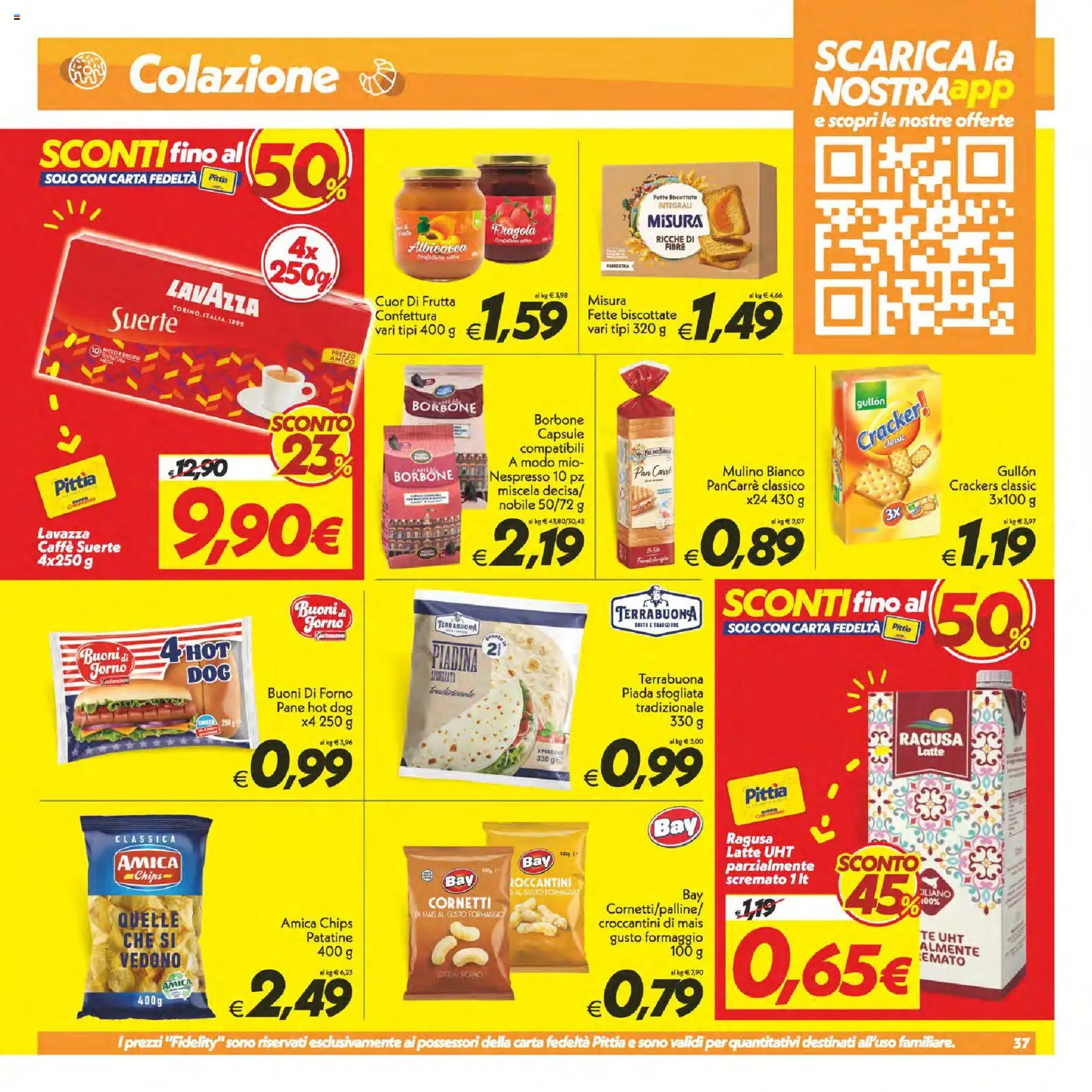 Volantino SuperConveniente del 02/07/2026 | Pagina: 37 | Prodotti: Pane, Caffè, Patatine, Piadina