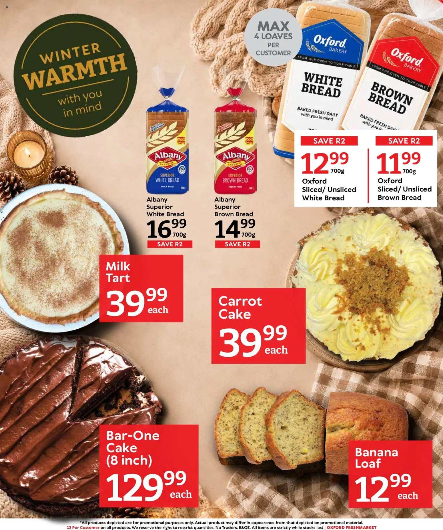 New Oxford Freshmarket catalogue – valid from 15/07/2026 | Page: 11 | Products: Cake, Oven, Table, Bread