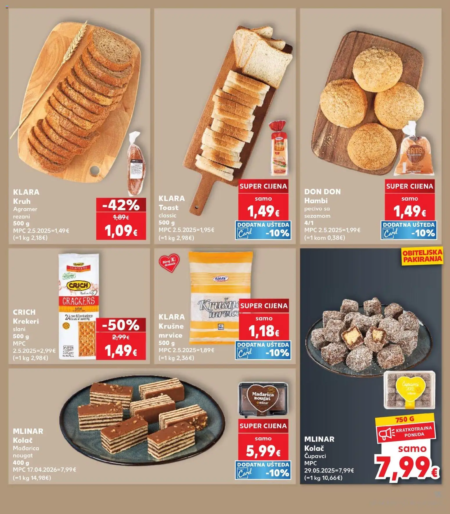 Kaufland katalog | vrijedi od 09.09.2026 | Stranica: 15 | Proizvodi: Kruh, Toast, Kolac, Pecivo