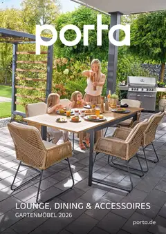 Porta! Gartenmöbel Katalog ab 01.03.2026 gültig