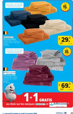 Carrefour publicité - Voorbeeld van een folder van Carrefour, geldig van 21/10/2026 | Pagina: 33 | Producten: Douche