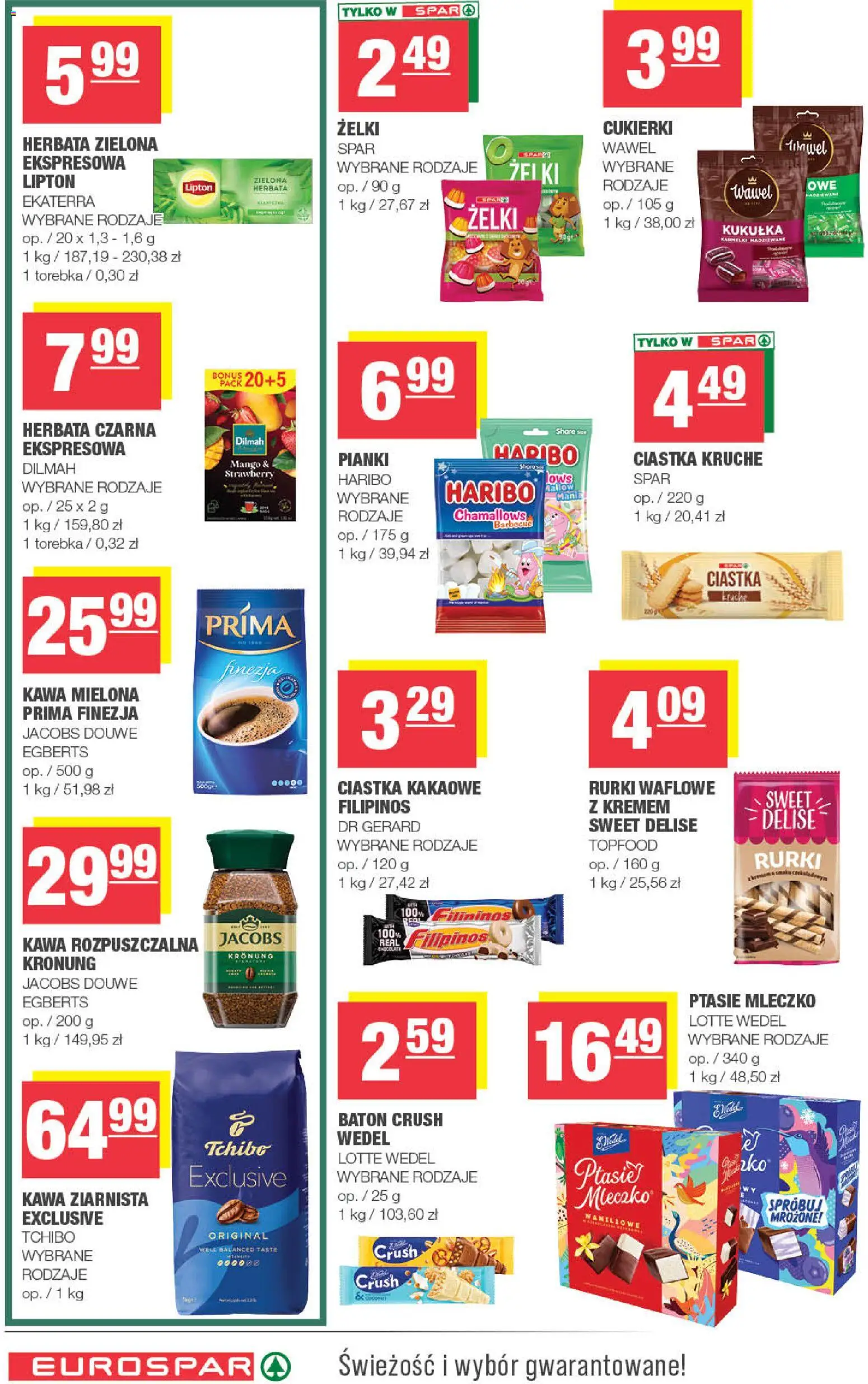 Spar gazetka - Eurospar od 01.07.2026 | Strona: 14 | Produkty: Mango, Kawa ziarnista, Ciastka kruche, Kawa