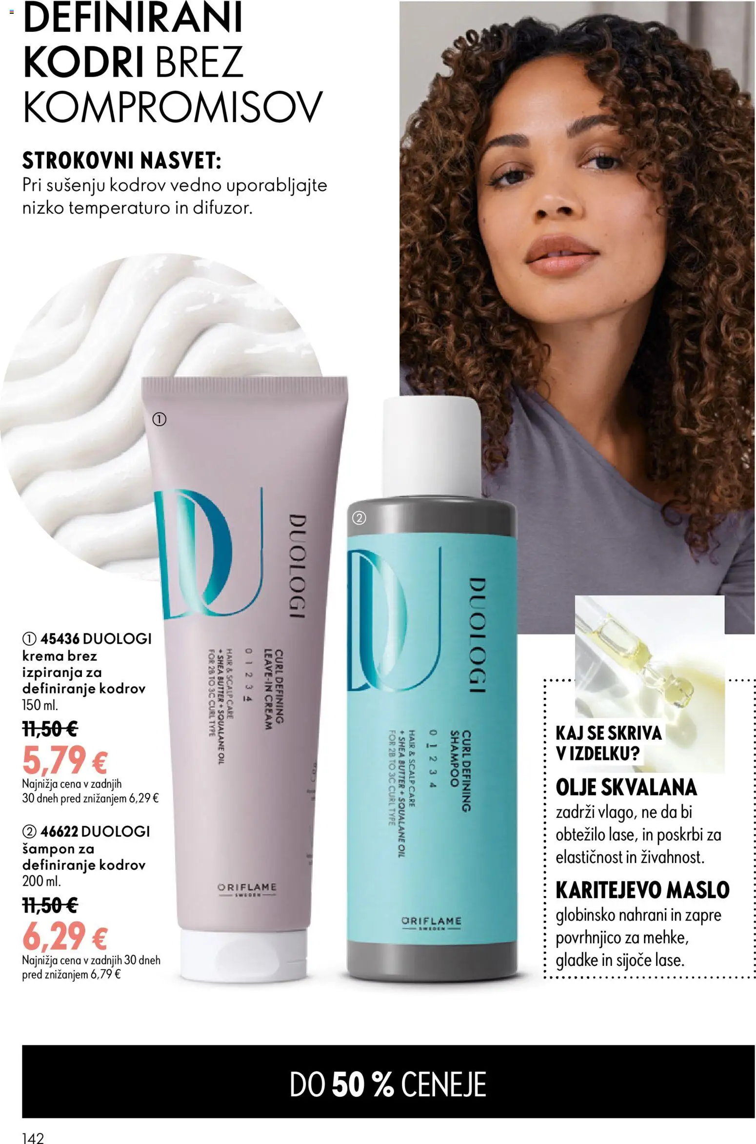 Novi Oriflame katalog ponudbe – veljaven od 16.09.2026 | Stran: 142 | Izdelki: Sampon, Krema, Maslo, Olje
