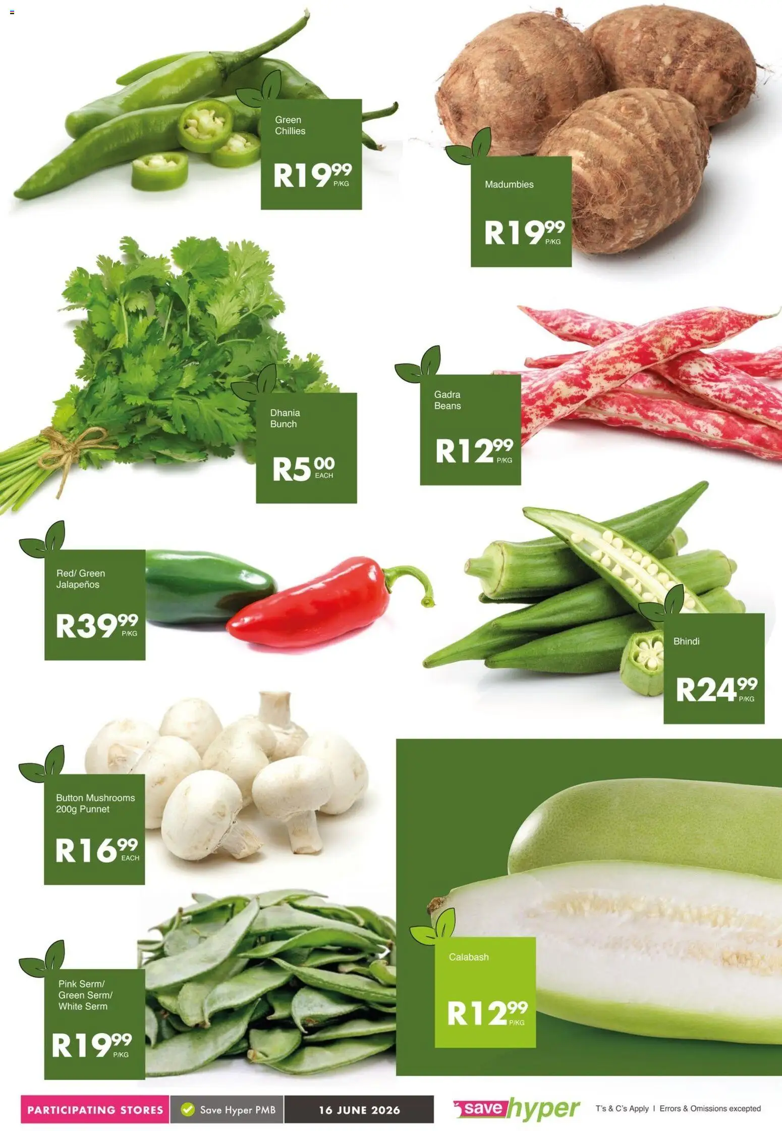 New Save catalogue – valid from 16.06.2026 | Page: 4 | Products: Mushrooms, Beans