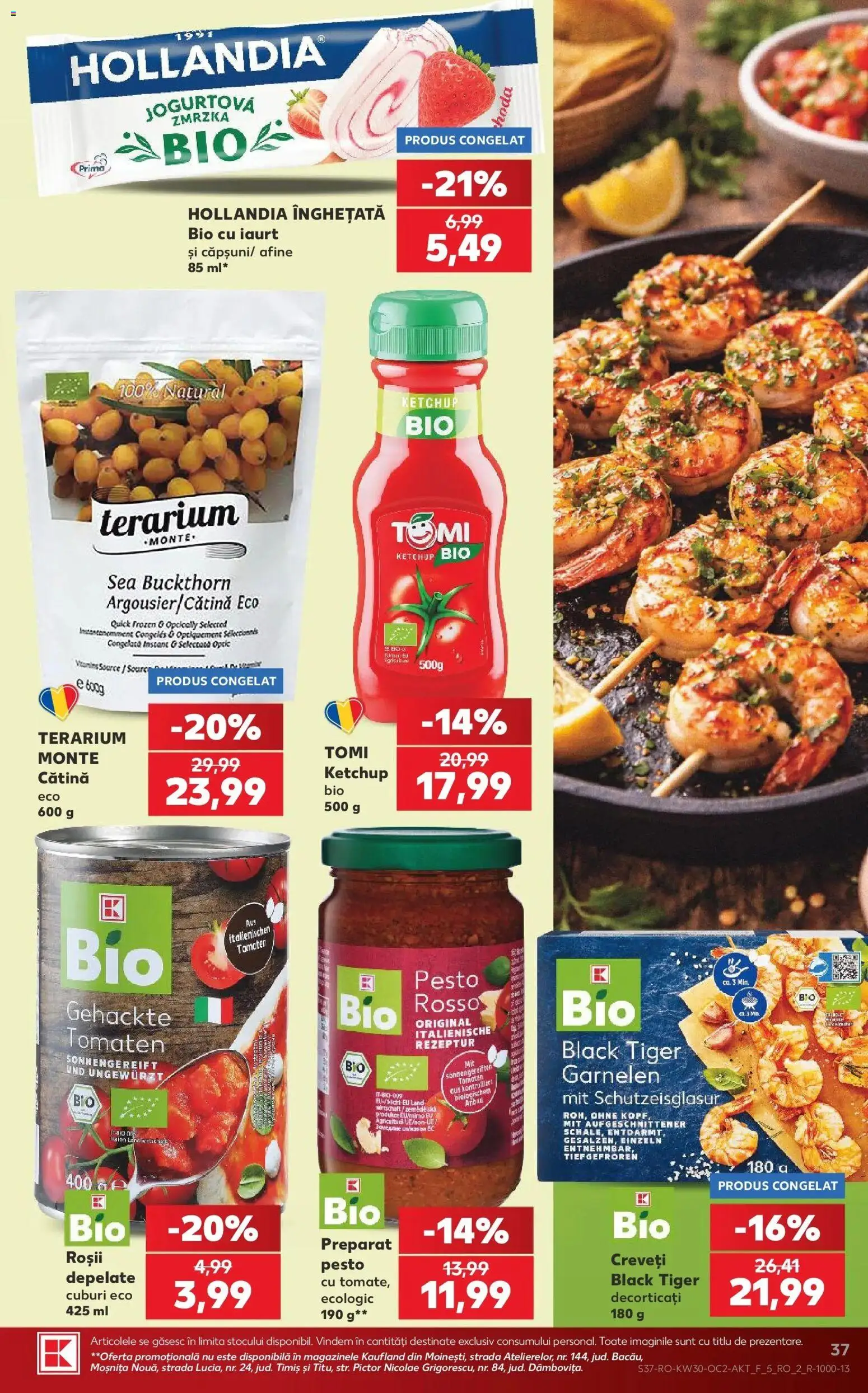 Noul catalog Kaufland – valabil de la 22.07.2026 | Pagină: 37 | Produse: Afine, Iaurt, Înghețată, Black