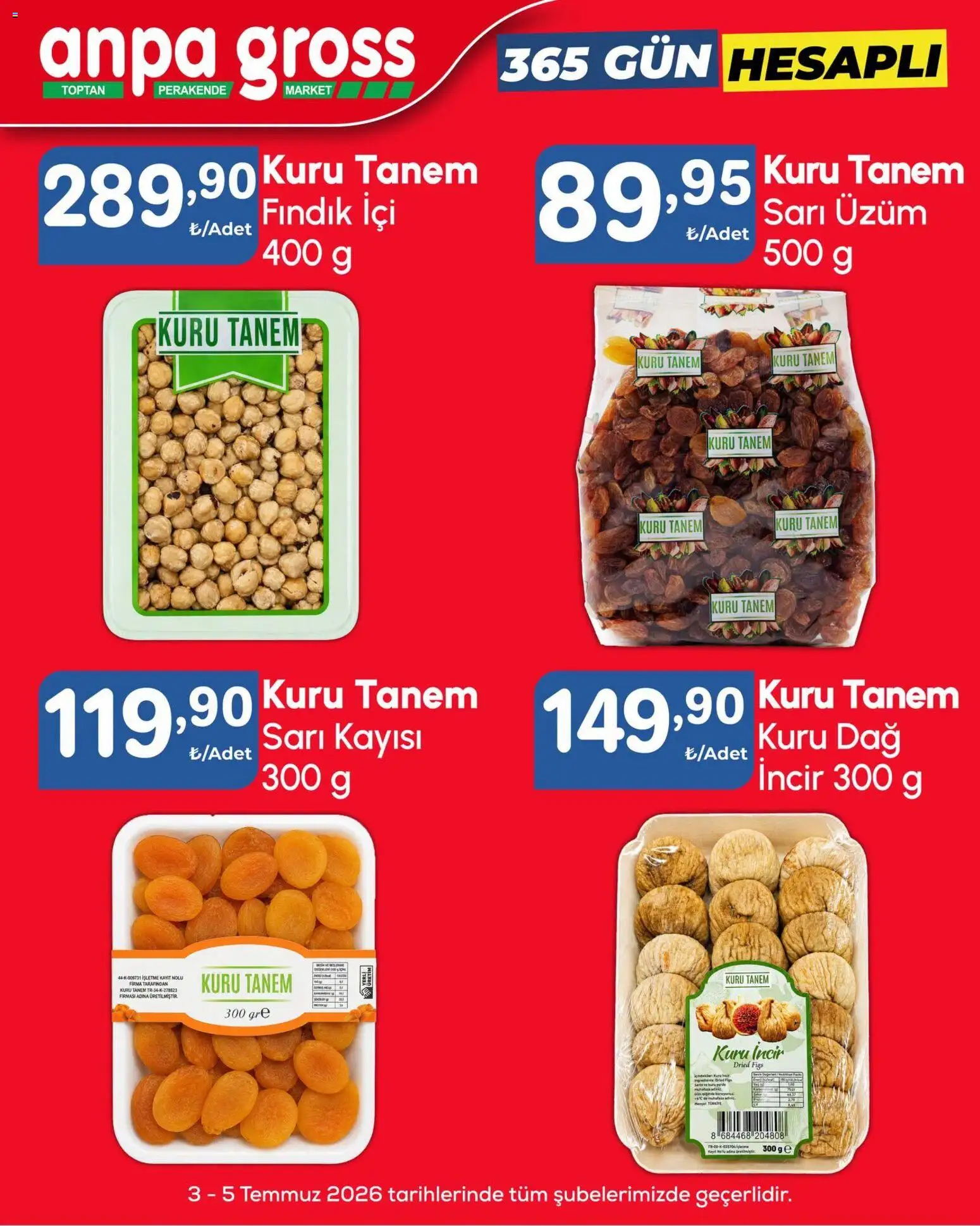 Anpa Gross Katalog - 03 Temmuz 2026 tarihinden itibaren geçerlidir | Sayfa: 19