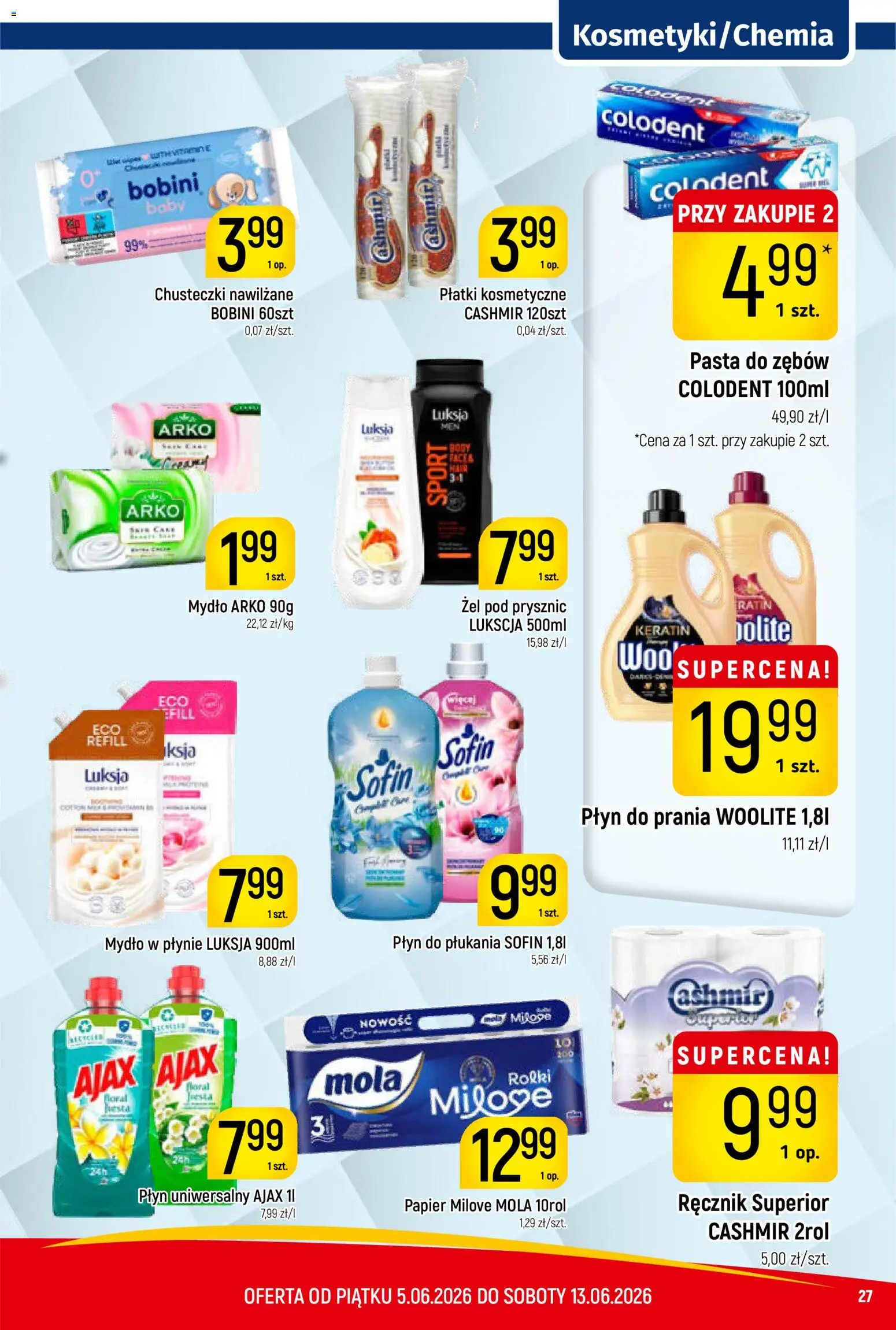 Piotruś Pan gazetka od 05.06.2026 | Strona: 27 | Produkty: Mydło w płynie, Rolki, Płatki, Mydło