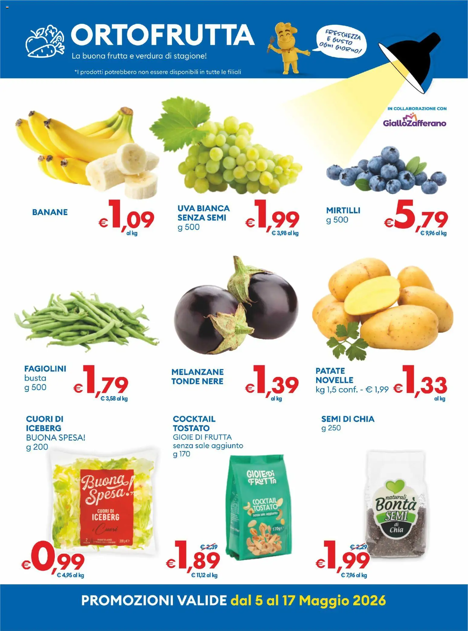 Volantino MD Discount del 05.05.2026 | Pagina: 7 | Prodotti: Patate, Frutta, Sale, Mirtilli