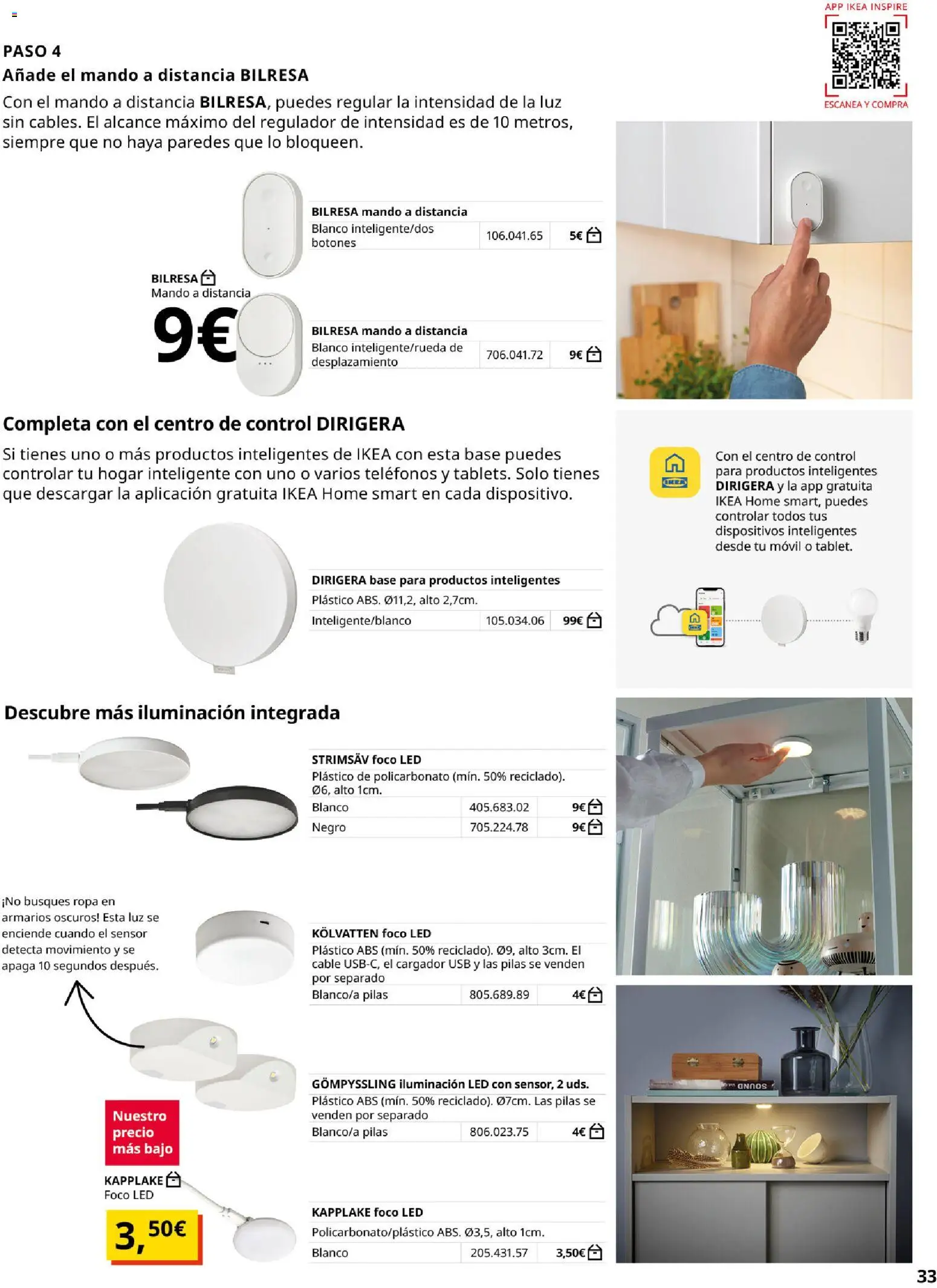 IKEA - Iluminación y hogar inteligente │ válido desde el 29/09/2026 | Página: 33