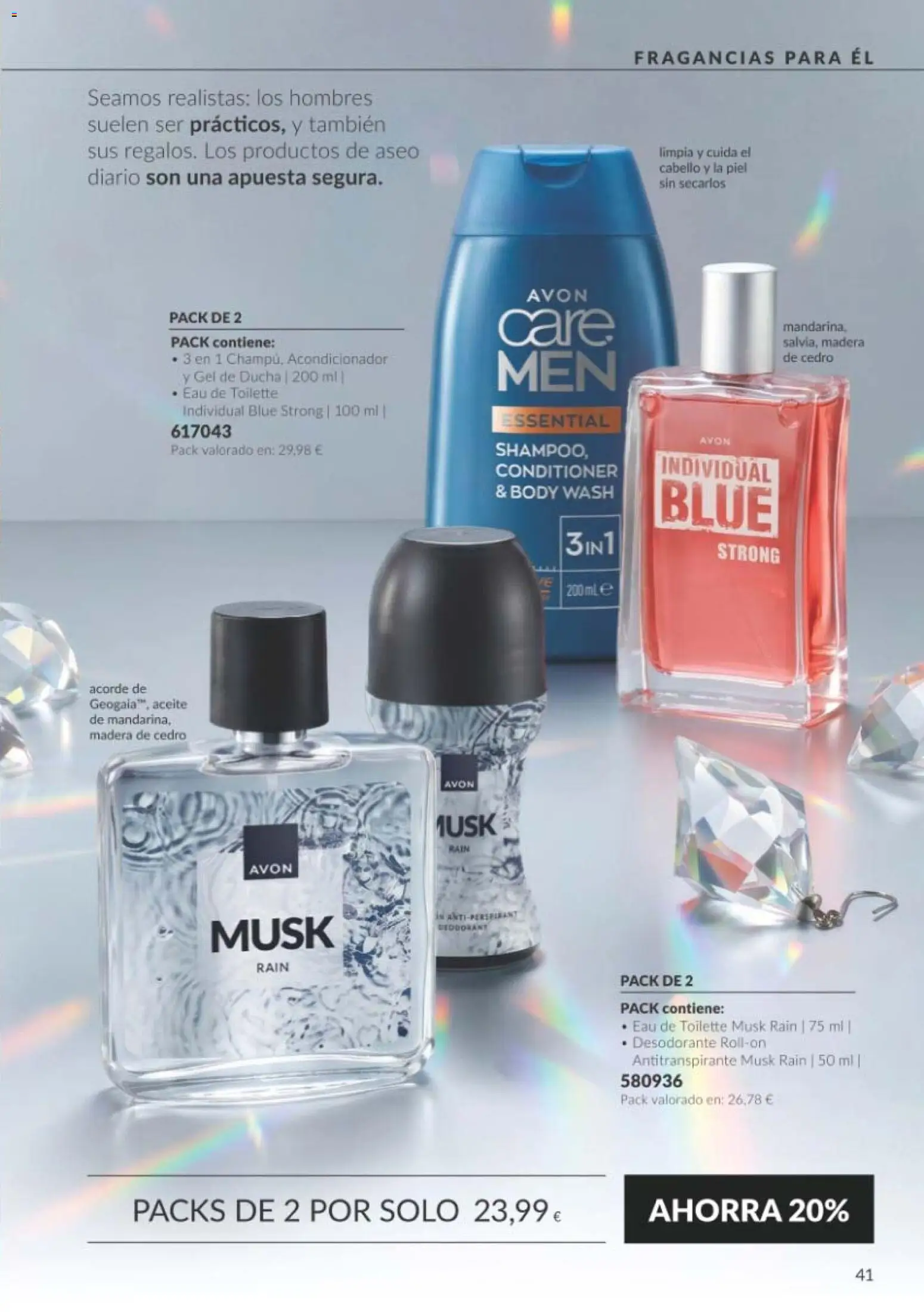 Catálogo AVON Black Friday │ válido desde el 01/11/2026 | Página: 41 | Productos: Eau de toilette, Gel de ducha, Body, Ducha