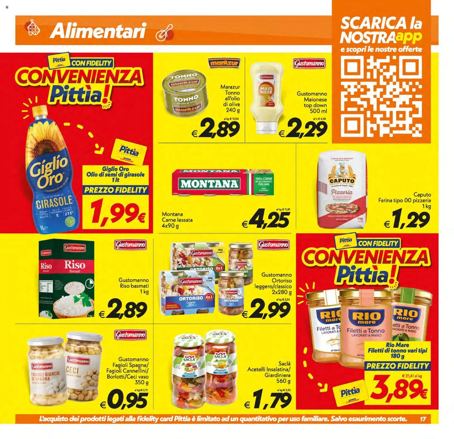 Volantino SuperConveniente del 10/07/2026 | Pagina: 17 | Prodotti: Riso, Maionese, Olio di semi di girasole, Vaso