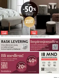 Forhåndsvisning av Bohus kundeavis gyldig fra 07/09/2026 | Side: 23 | Produkter: Spisebord, Puff, Seng, Sofa