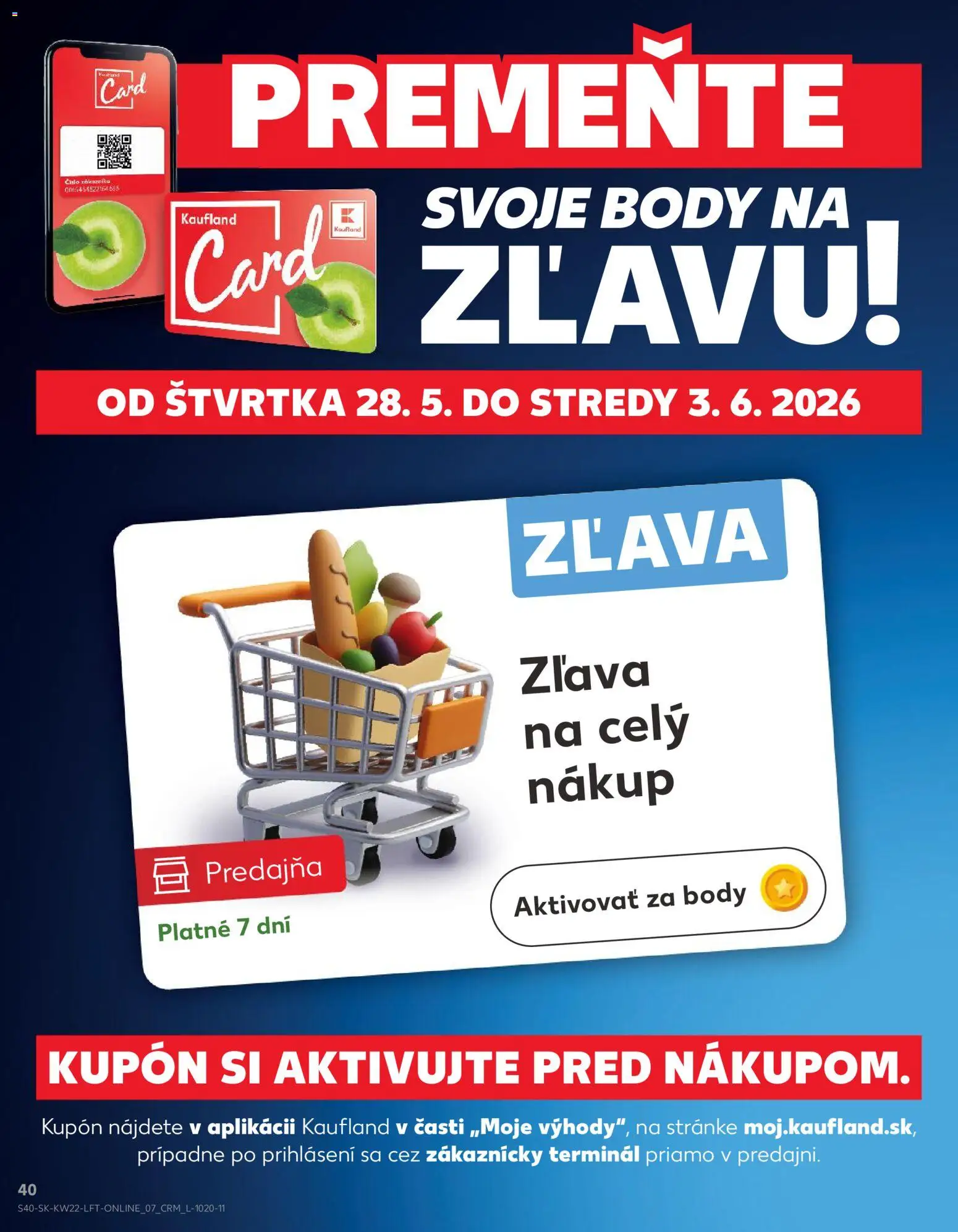 Nové Kaufland akcie – leták je platný od 28.05.2026 | Strana: 40