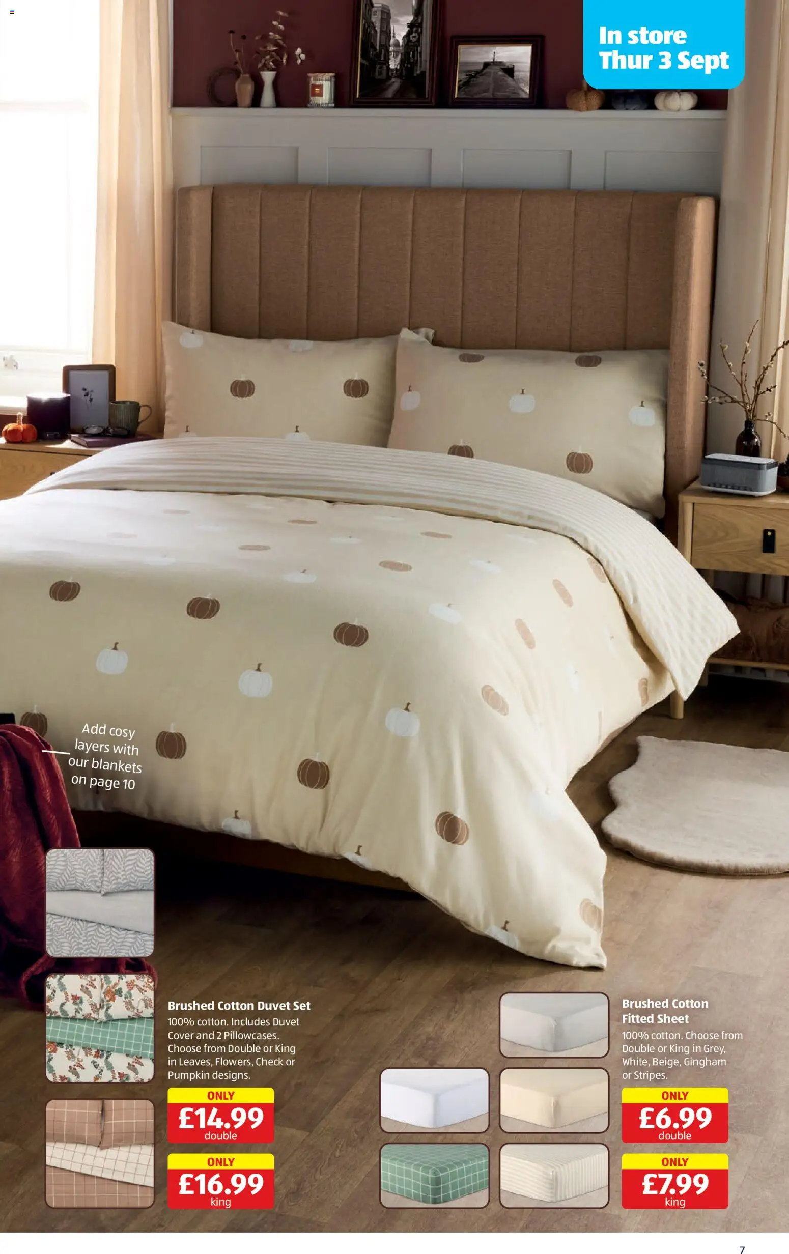 {H1} | Page: 7 | Products: Pumpkin, Fitted sheet