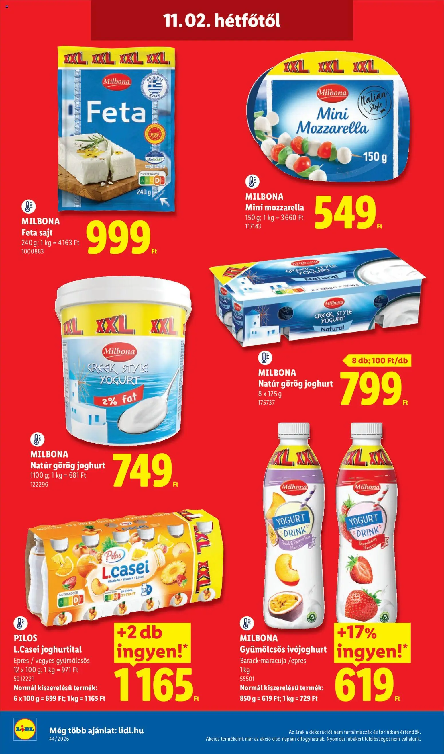 Lidl akciós ujság - amely érvényes a következő dátumtól: 2026.10.29. | Oldal: 66