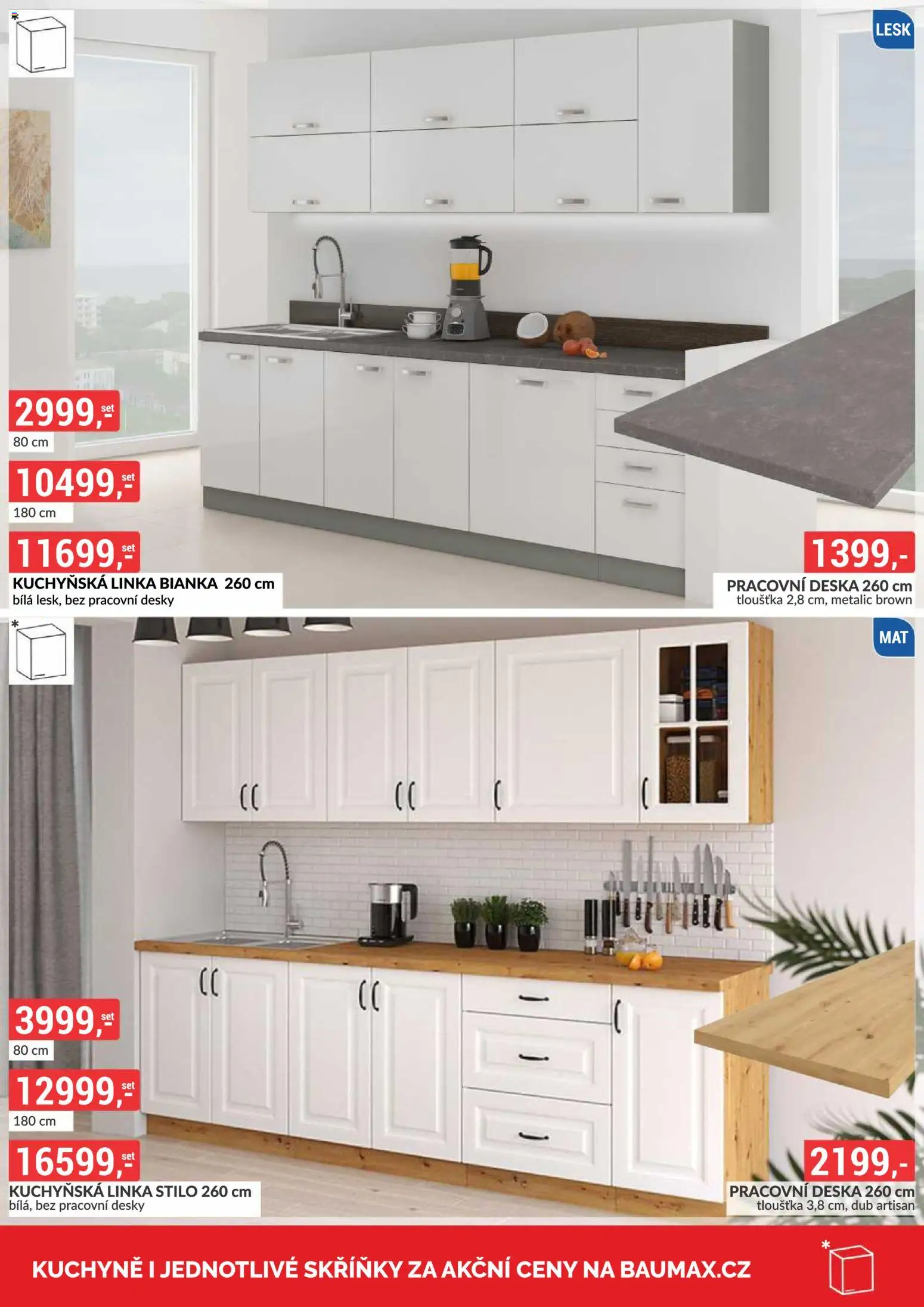 BAUMAX leták - Zaridte si bydlení podle sebe – vybírejte z tisícu produktu! od 01.11.2026 | Strana: 11 | Produkty: Kuchyňská linka, Pracovní deska, Desky, Kuchyně