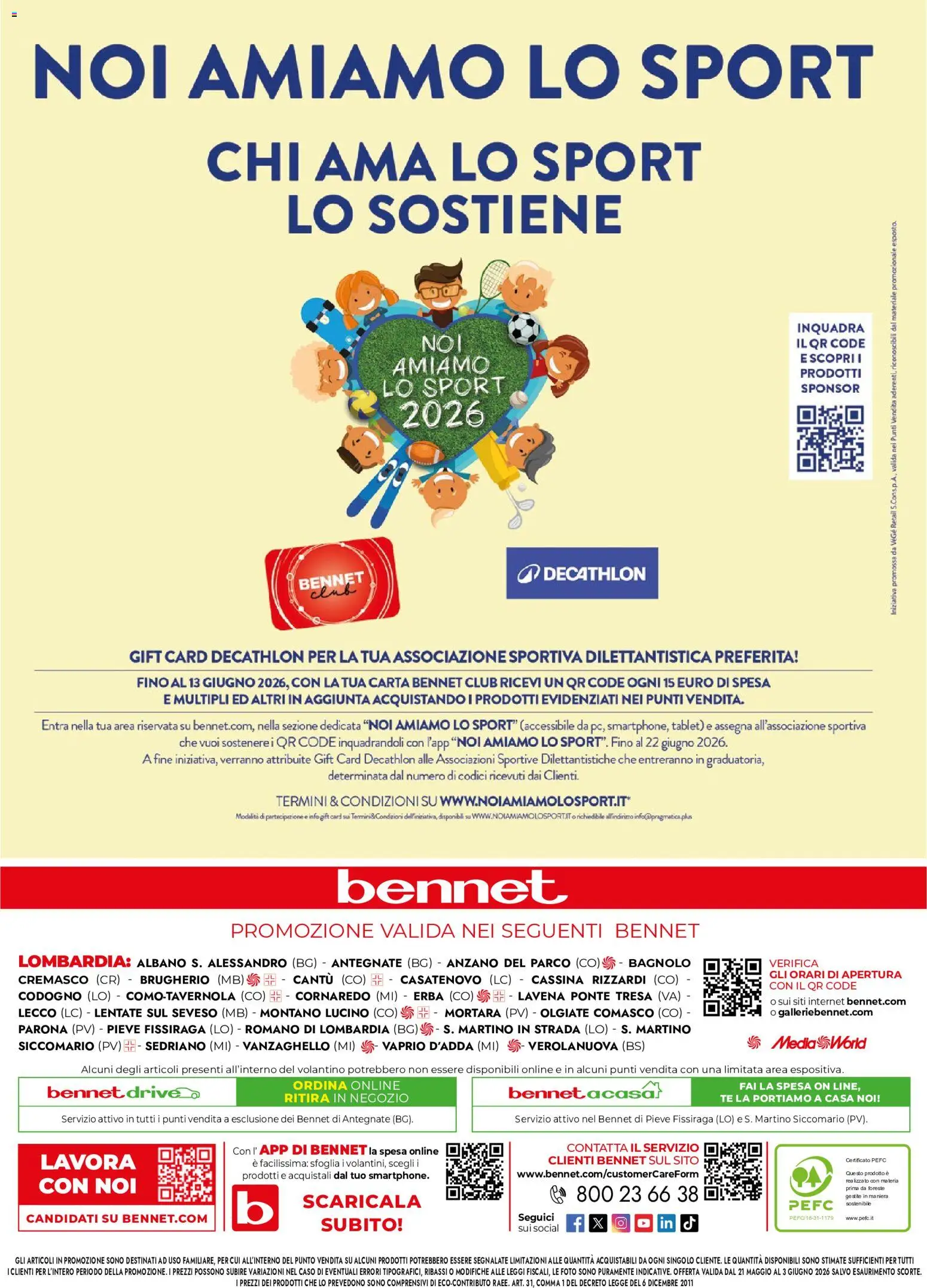 Volantino bennet del 21.05.2026 | Pagina: 44 | Prodotti: Tè, Tablet
