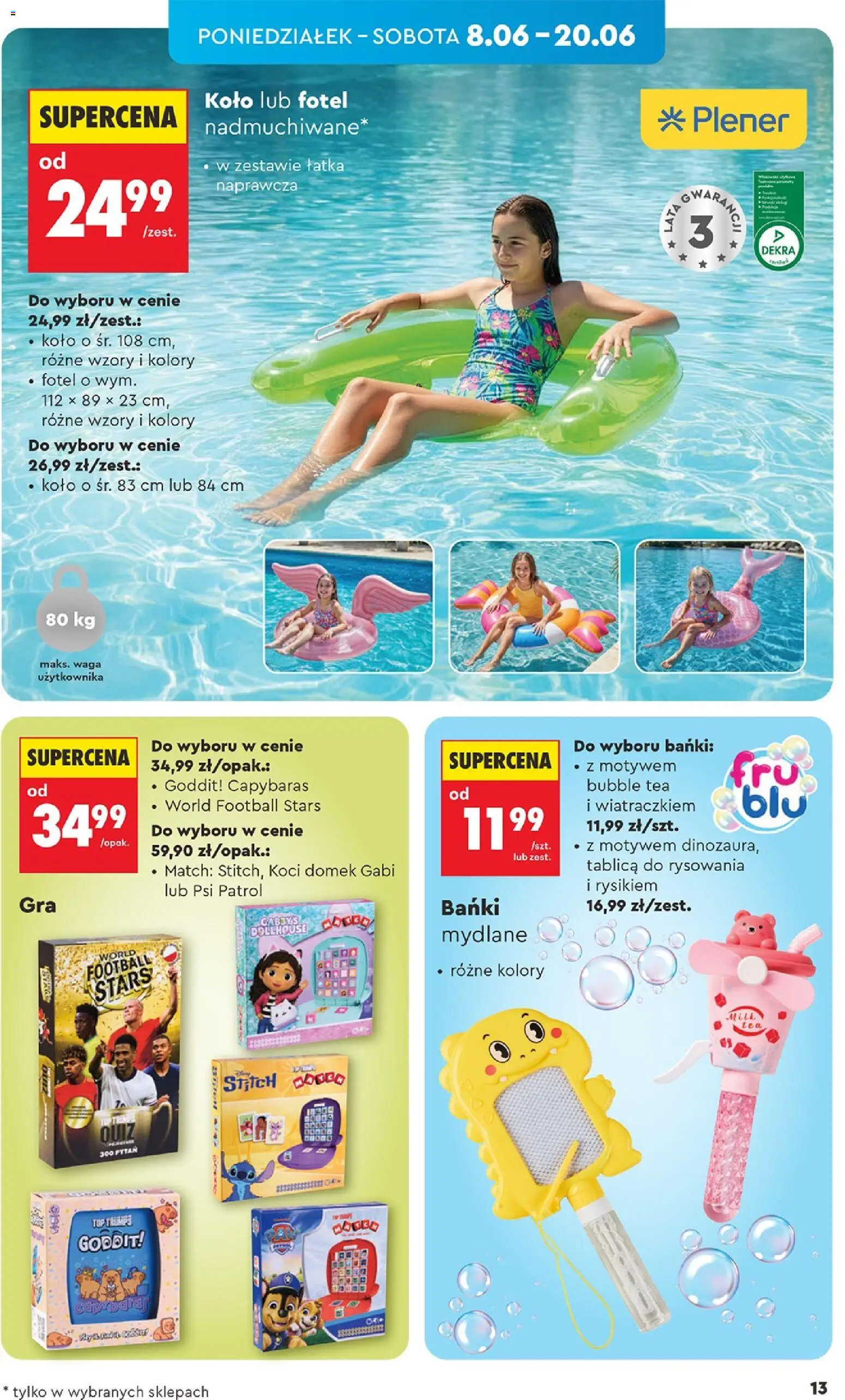 Biedronka gazetka - Hity i inspiracje od 06.06.2026 | Strona: 15 | Produkty: Top, Waga, Fotel