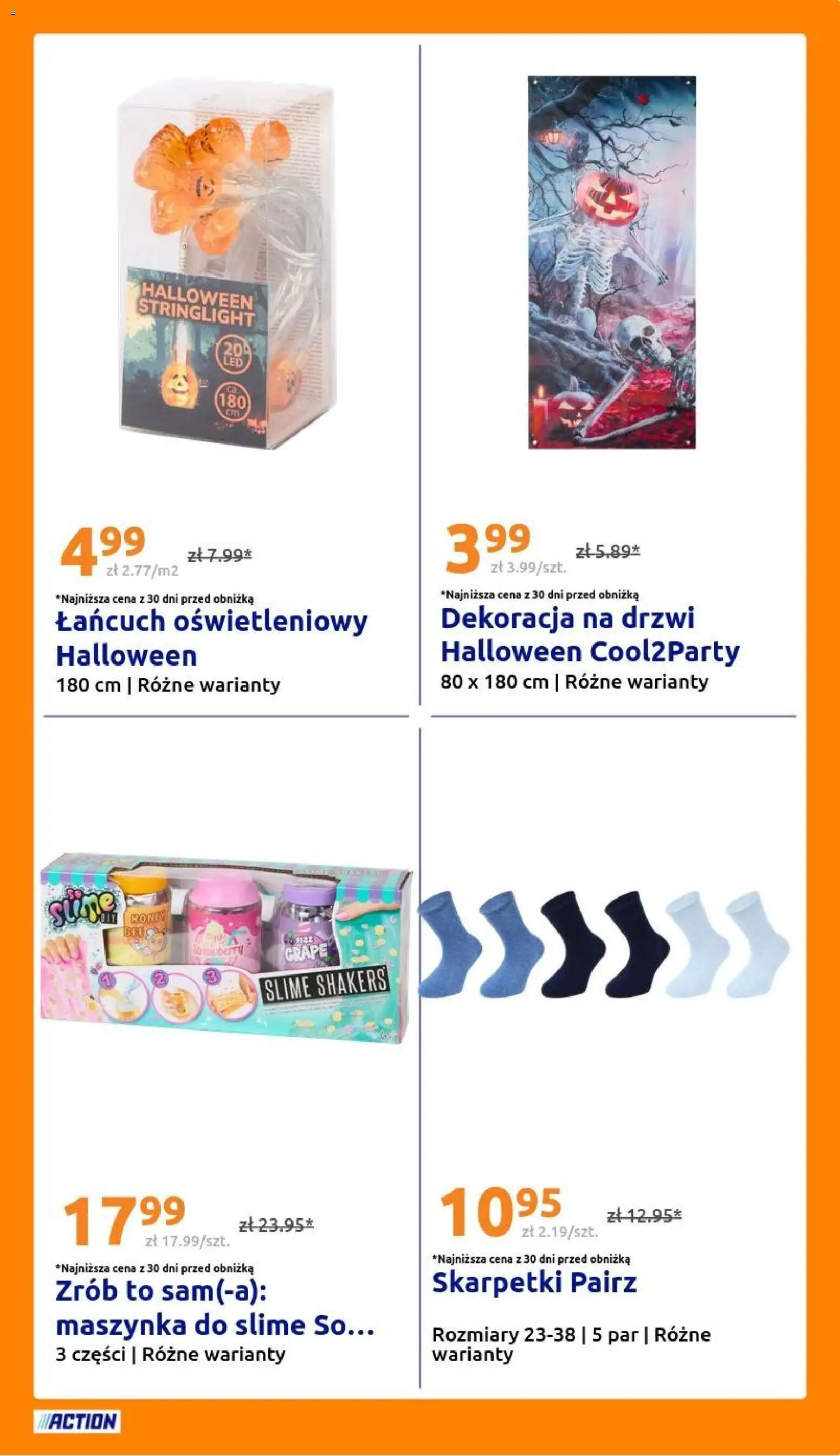 Action gazetka od 28.10.2026 | Strona: 33 | Produkty: Slime, Skarpetki, Drzwi