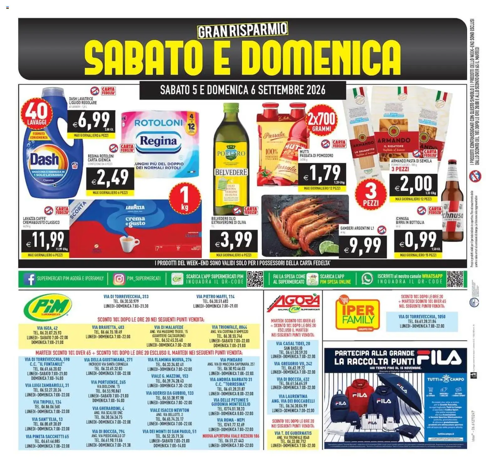 Volantino PIM Supermercati del 02/09/2026 | Pagina: 24 | Prodotti: Crema, Pomodoro, Passata di pomodoro, Lavazza