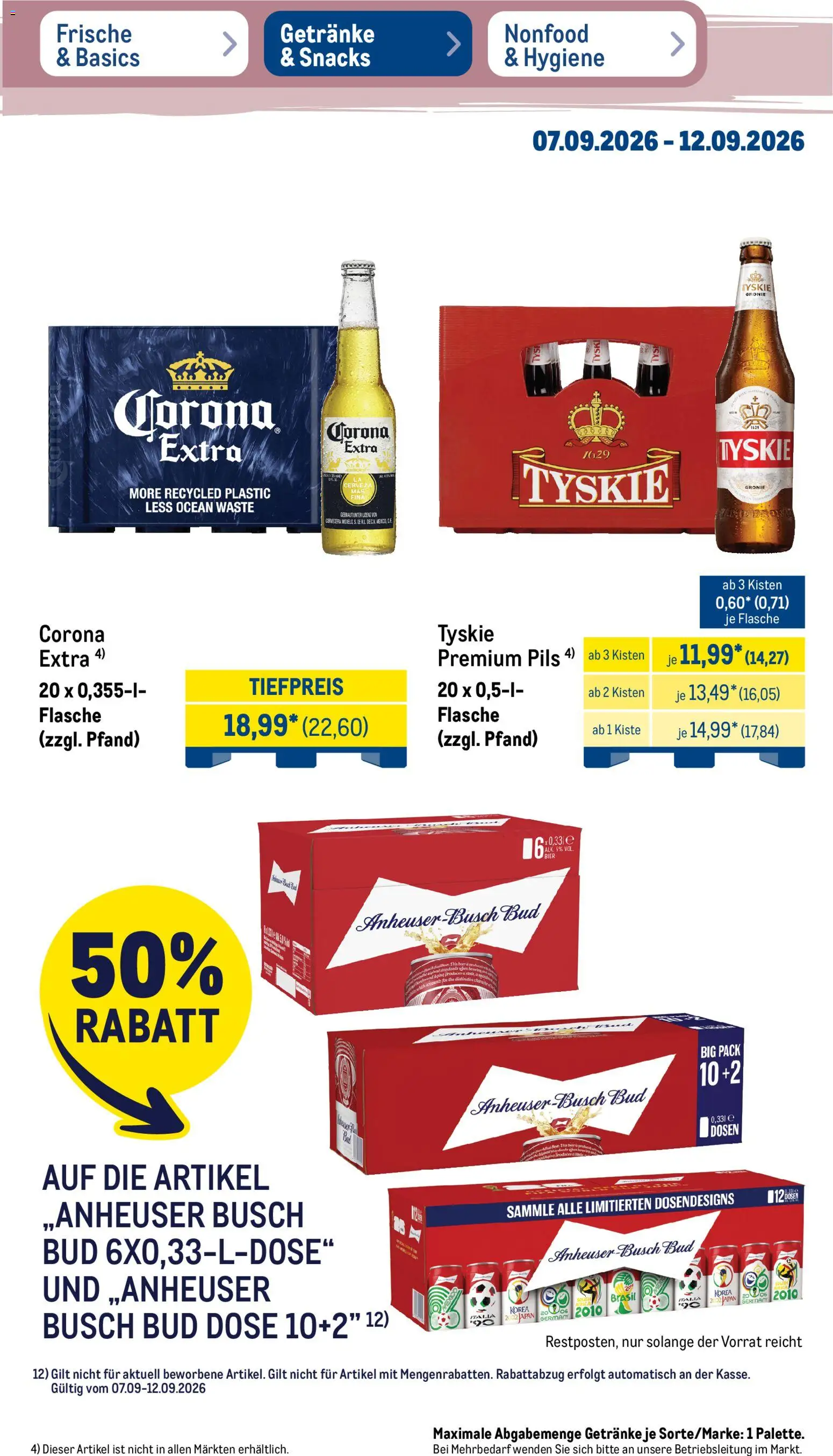 Metro Prospekt – gültig ab 07.09.2026 | Seite: 31 | Produkte: Tyskie, Pils