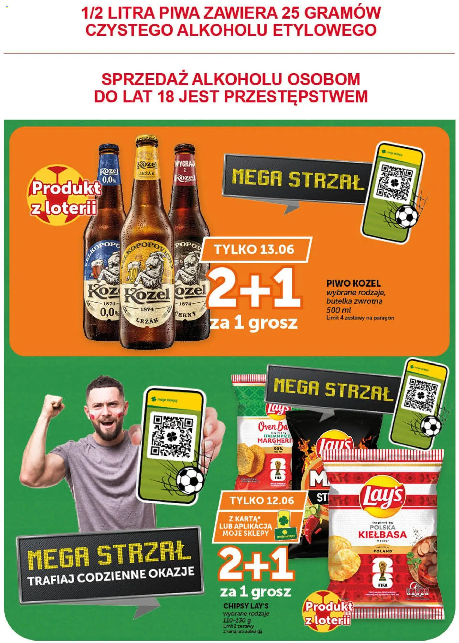 Groszek gazetka - Minimarket od 11.06.2026 | Strona: 6 | Produkty: Kiełbasa, Chipsy, Leżak, Róż