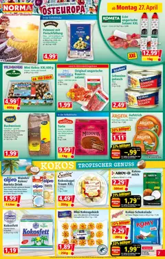 Norma Flugblatt ab 27.04.2026 gültig | Seite: 7 | Produkte: Zucker, Creme, Salami, Schweinefleisch