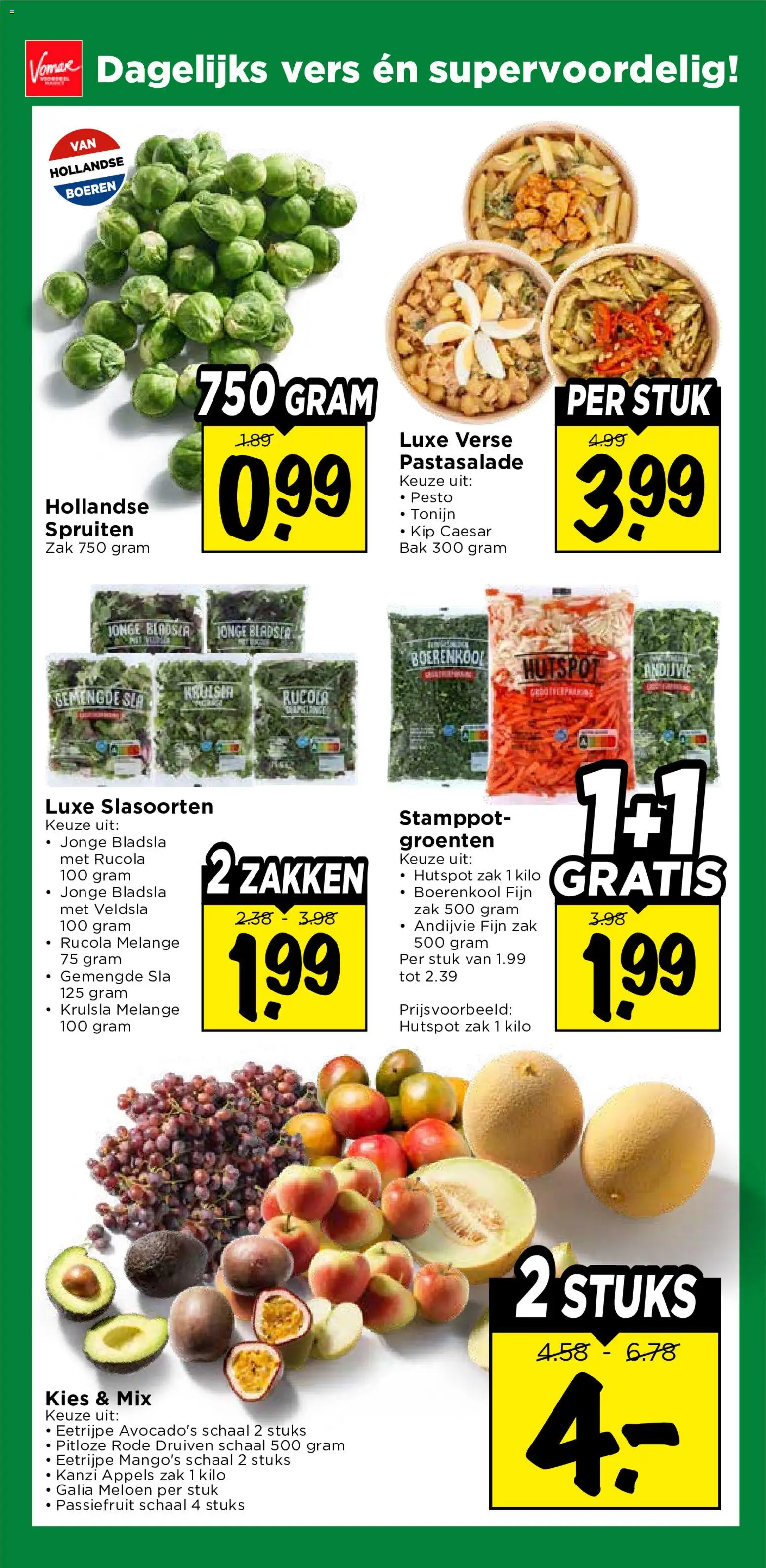 {H1} | Pagina: 20 | Producten: Boerenkool, Rucola, Appels, Zak