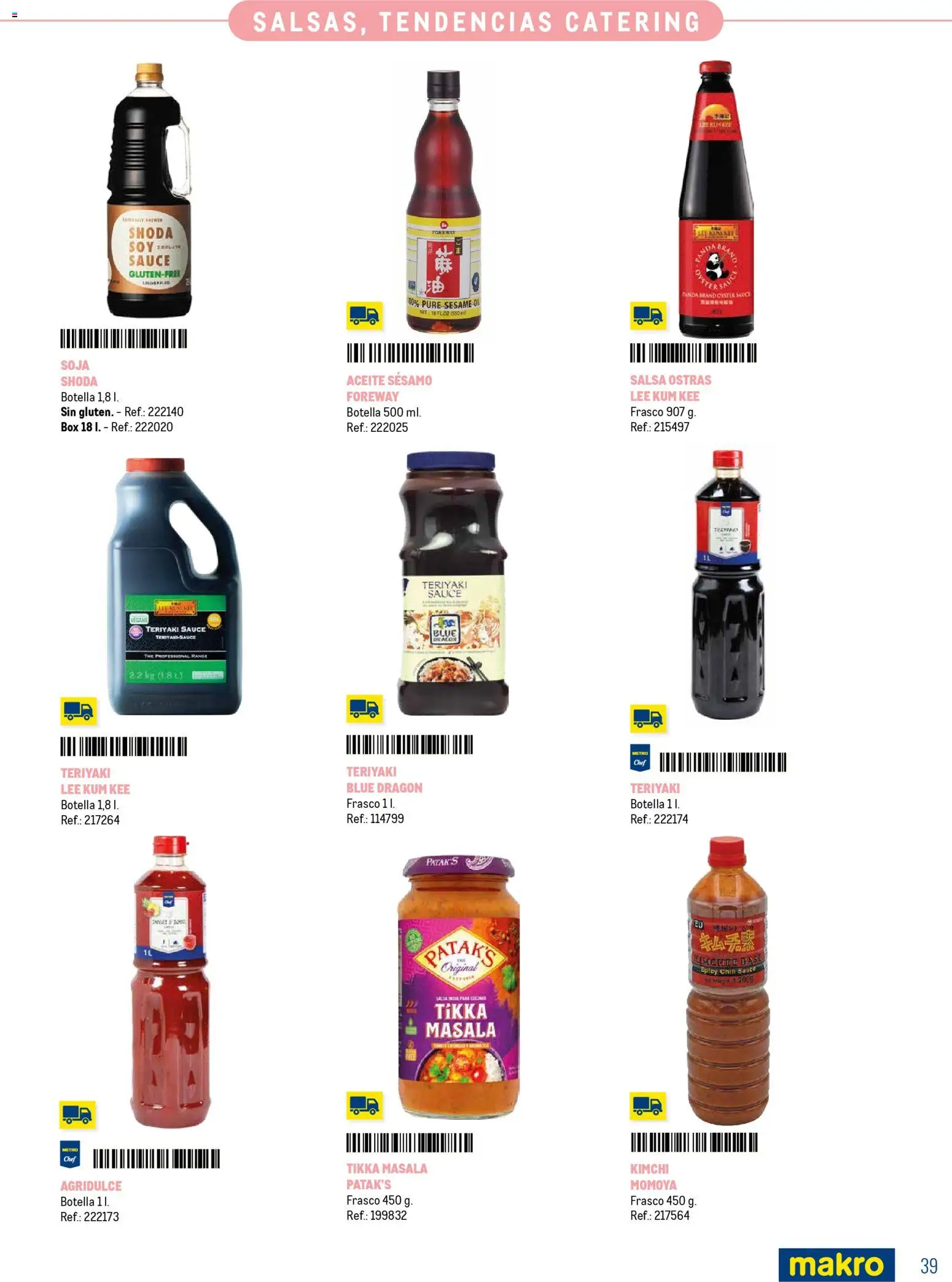 Makro Especial Catering │ válido desde el 16/03/2026 | Página: 39 | Productos: Aceite