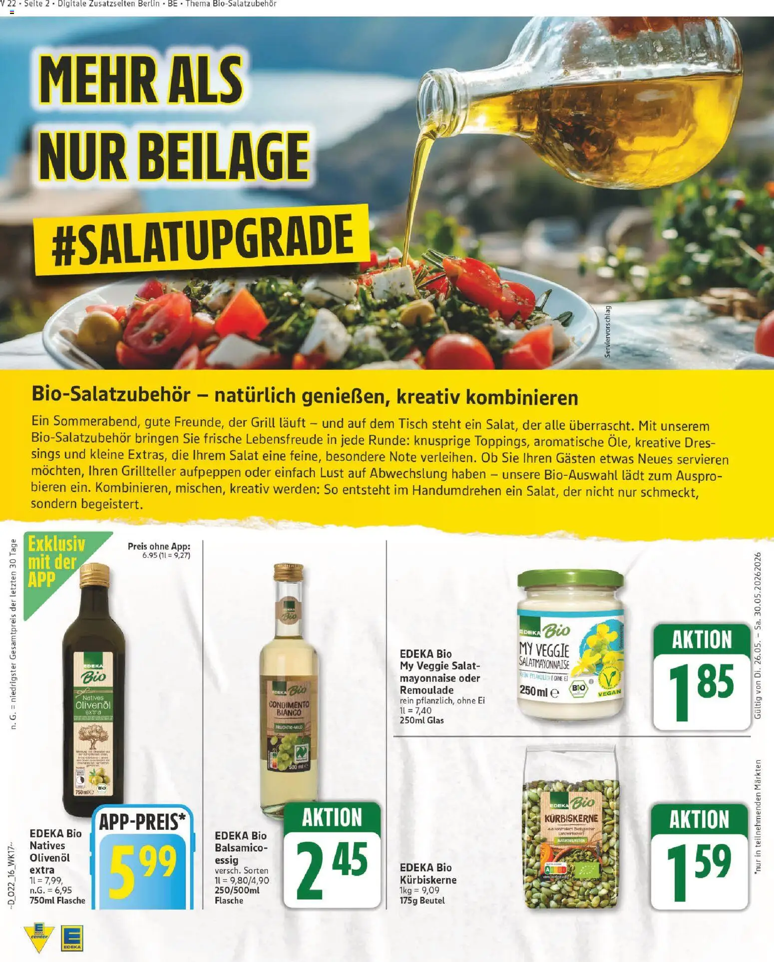 Edeka Prospekt – gültig ab 26.05.2026 | Seite: 16 | Produkte: Grill, Balsamico, Essig, Olivenol