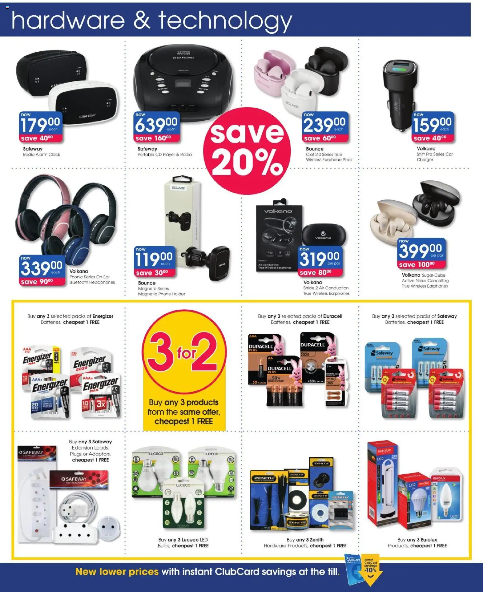 New Clicks catalogue – valid from 22/10/2026 | Page: 46 | Products: Phone, Earphones, Radio, Plugs