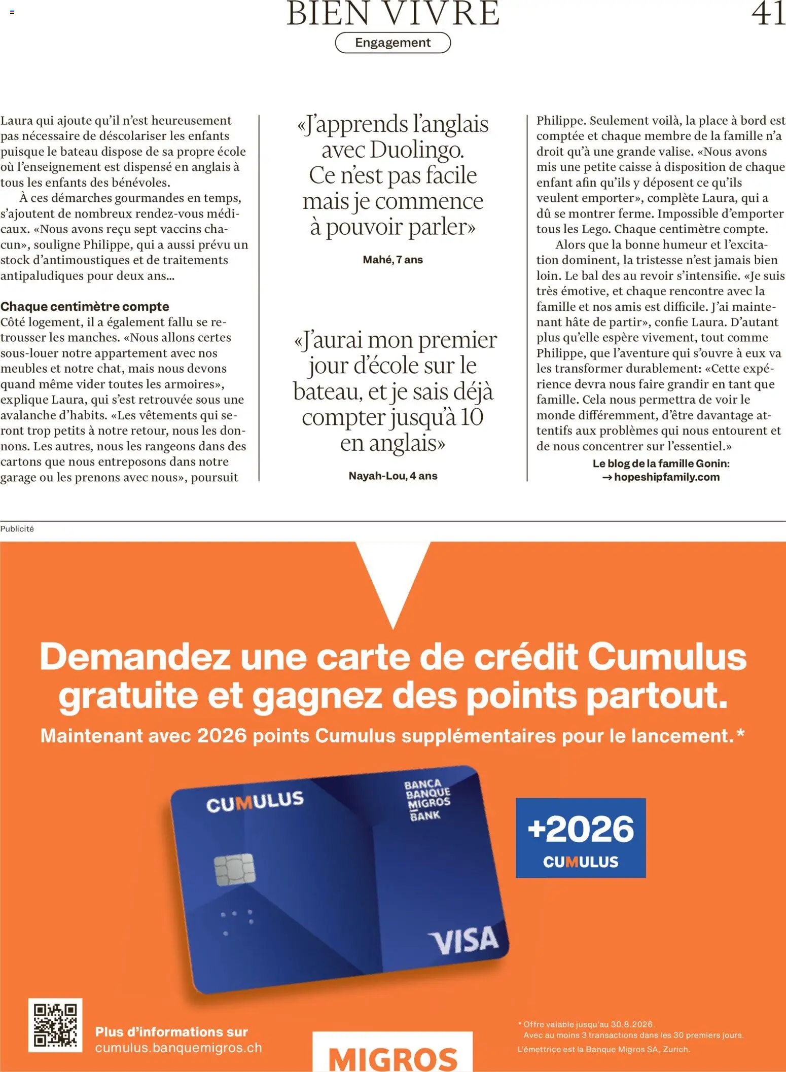 Migros aktionen Magazine FR – gültig ab 01.07.2026 | Seite: 41