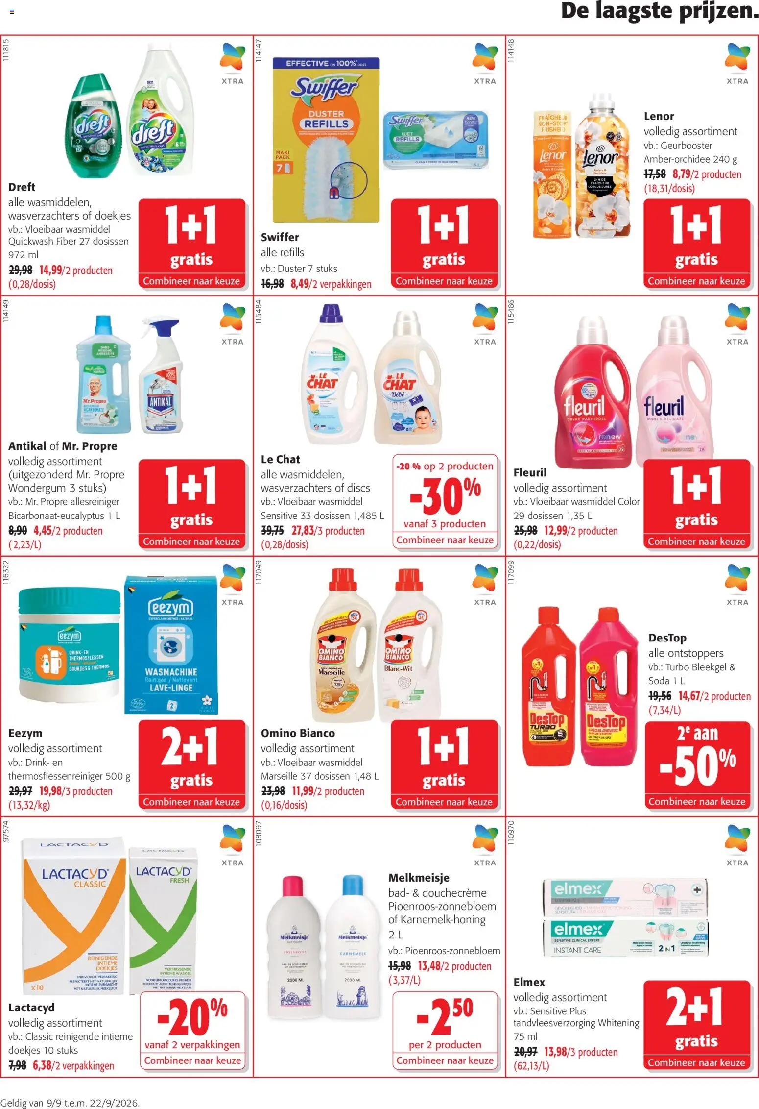 {H1} | Pagina: 14 | Producten: Karnemelk, Doekjes, Bad, Wasgel