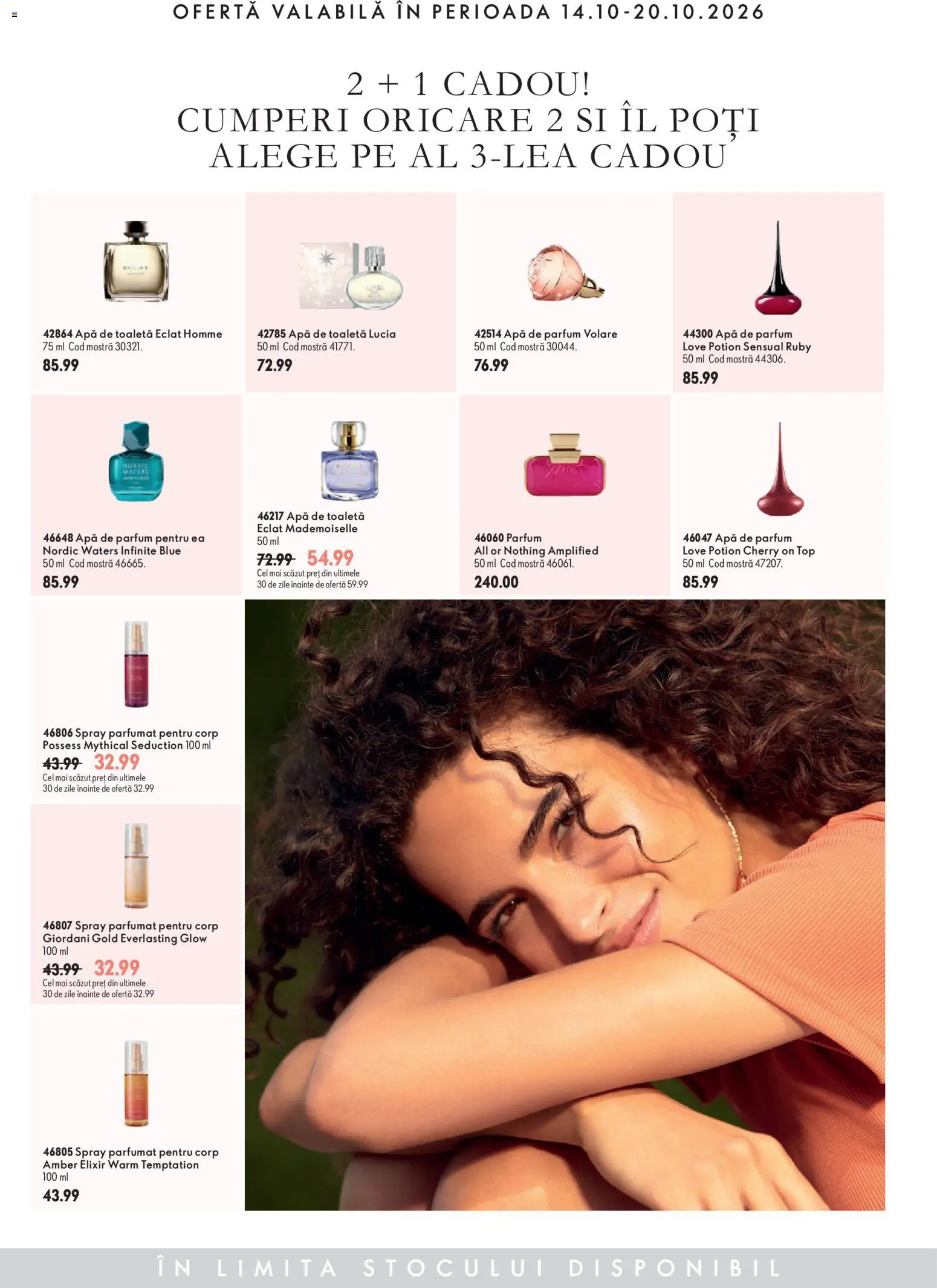 Noul catalog Oriflame – valabil de la 14.10.2026 | Pagină: 9 | Produse: Elixir, Top, Parfum, Apă