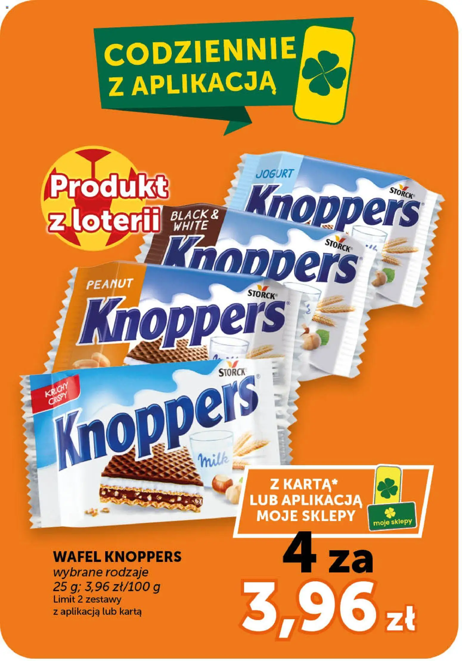 Groszek gazetka - Minimarket od 11.06.2026 | Strona: 7 | Produkty: Knoppers, Karta, Jogurt